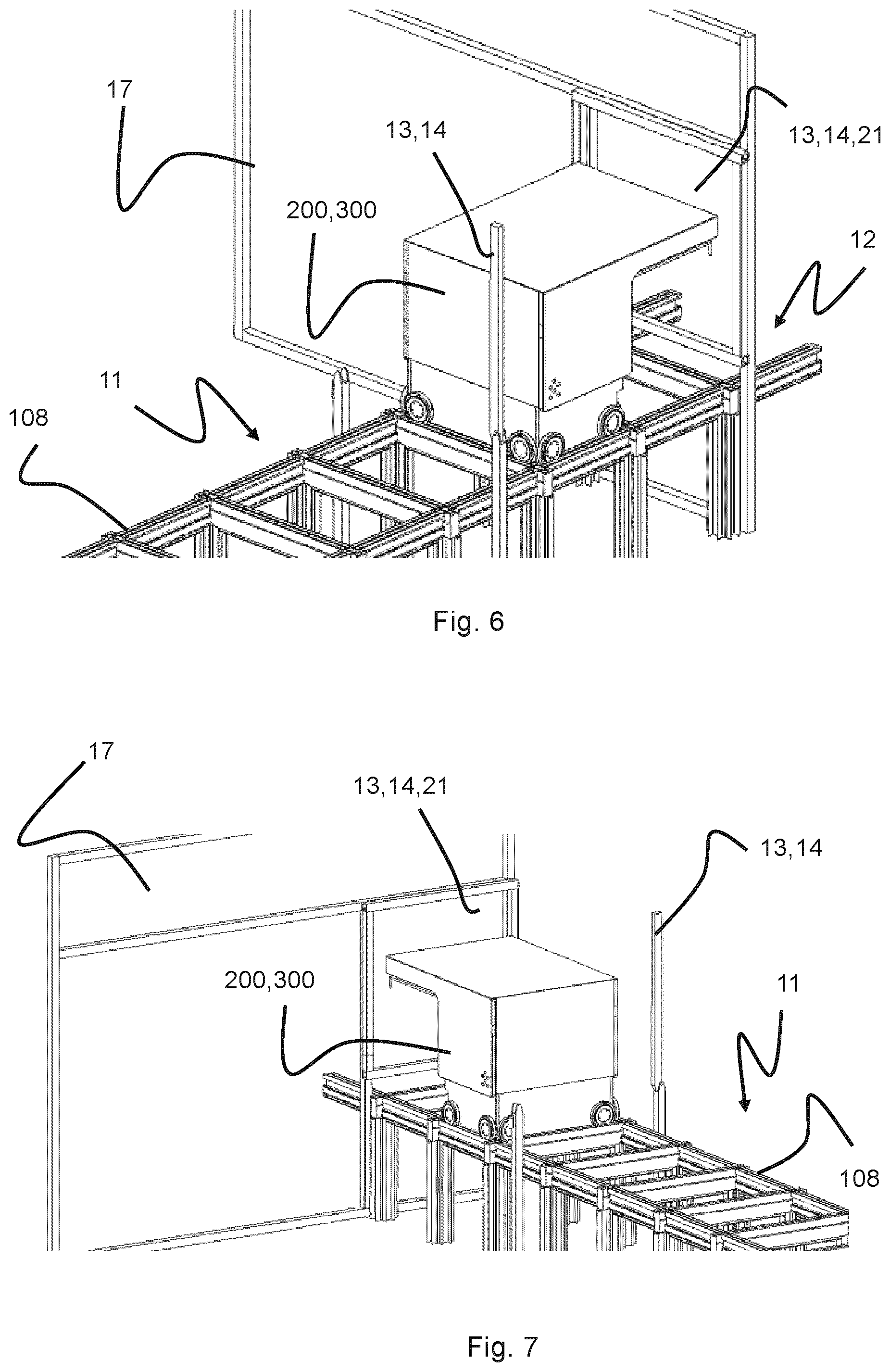 Patent US12351404 Figure 4 – Automated storage and retrieval system with a vehicle pen
