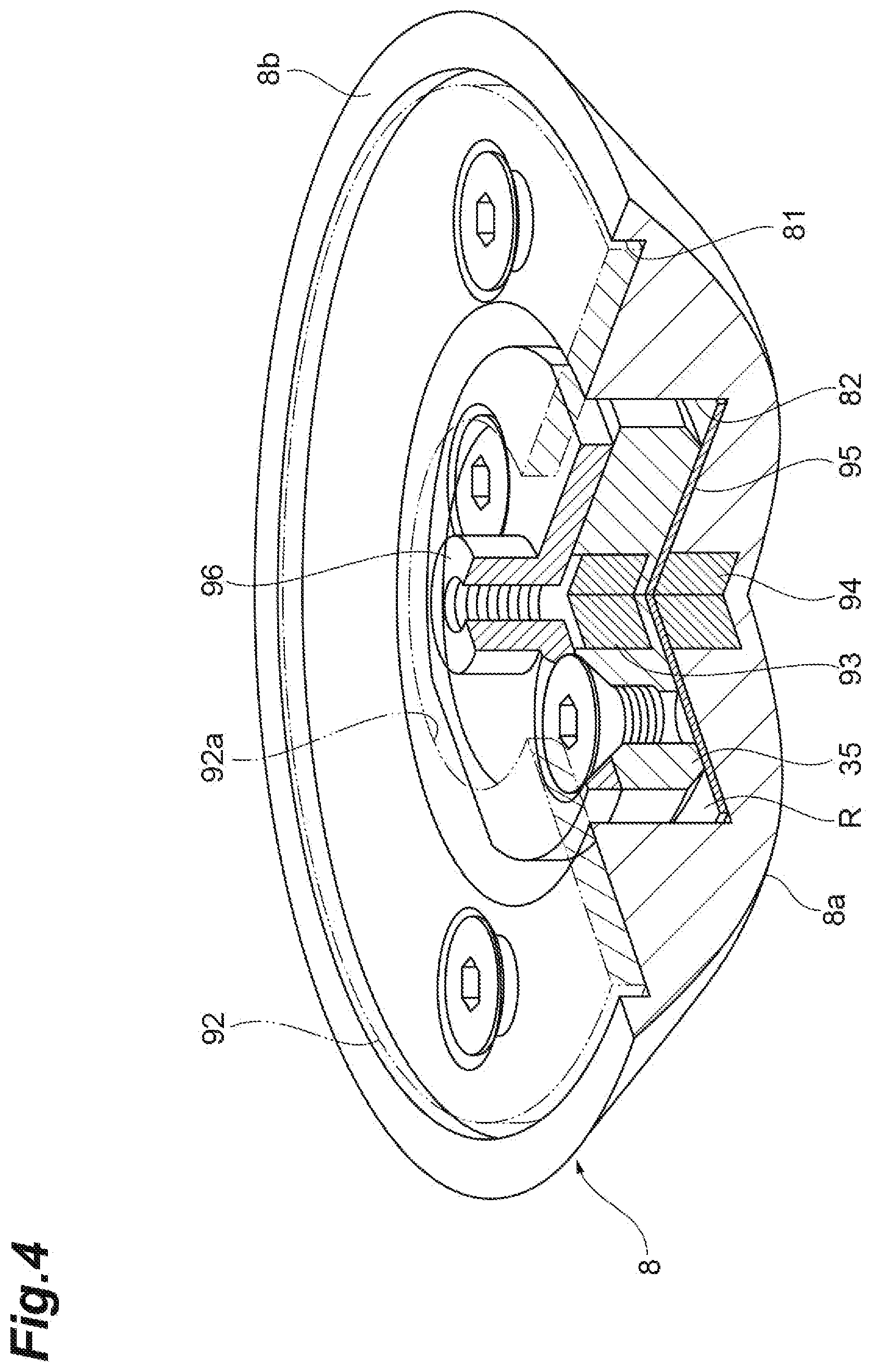 Patent US12351405 Figure 4 – Overhead conveying vehicle