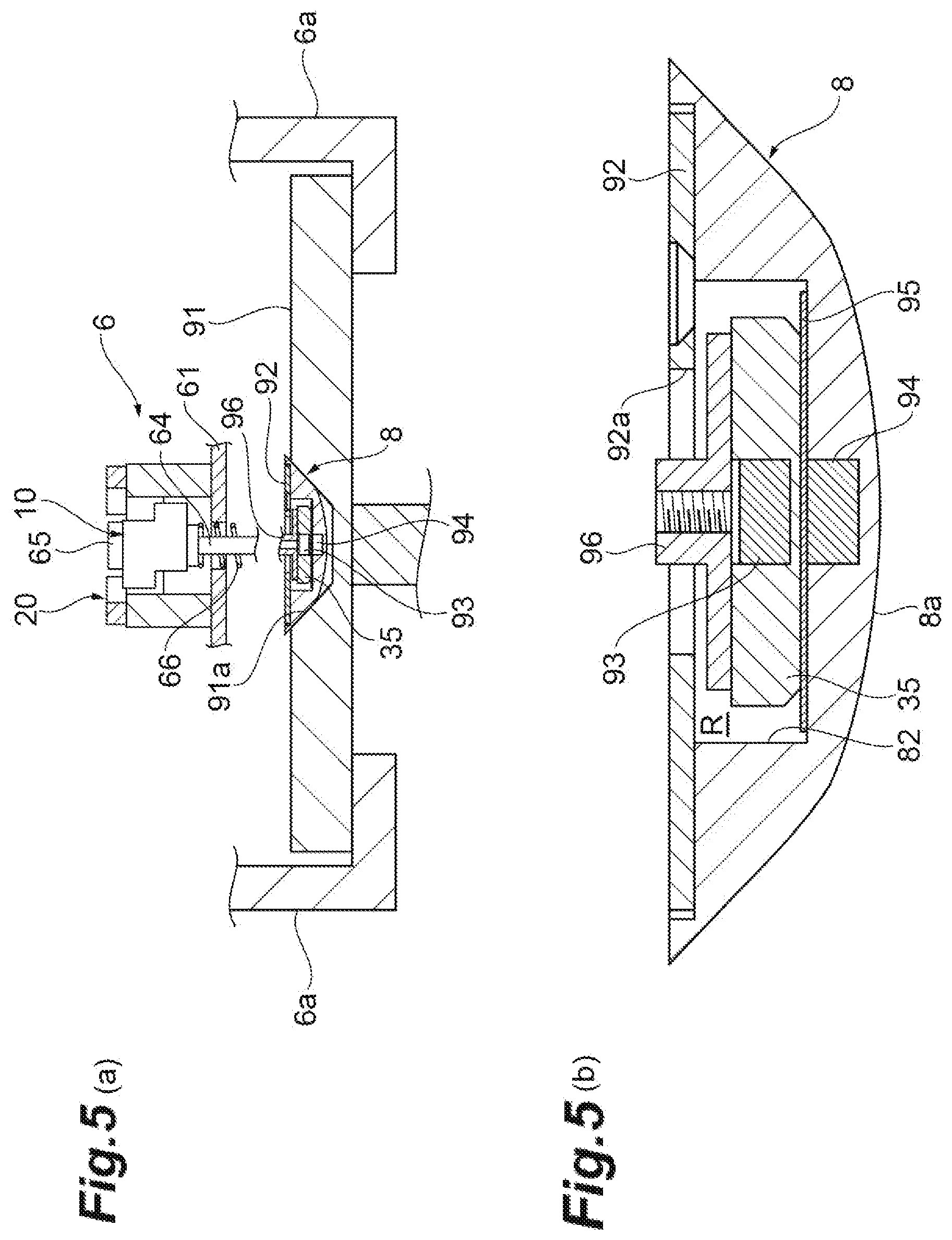 Patent US12351405 Figure 5 – Overhead conveying vehicle