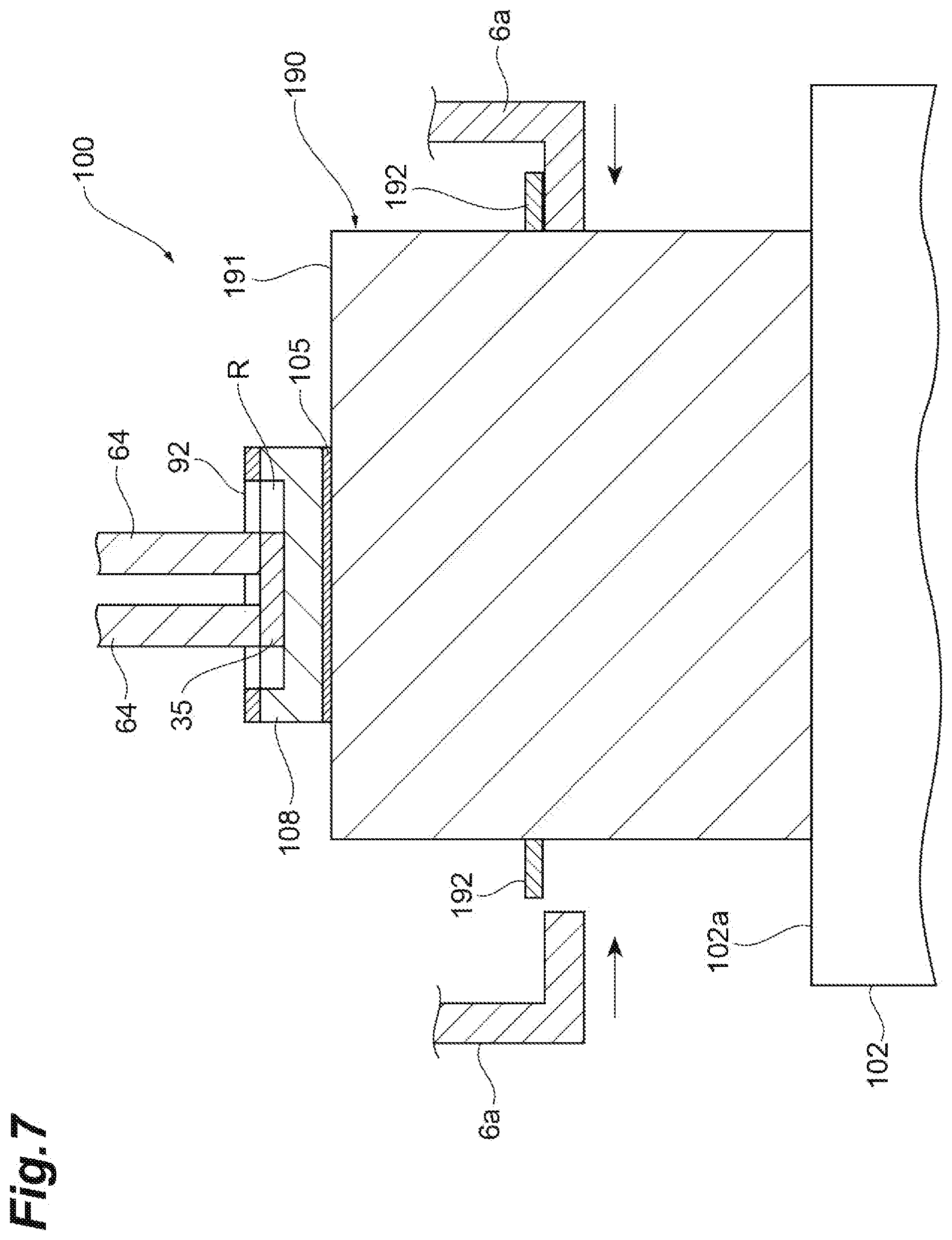 Patent US12351405 Figure 7 – Overhead conveying vehicle