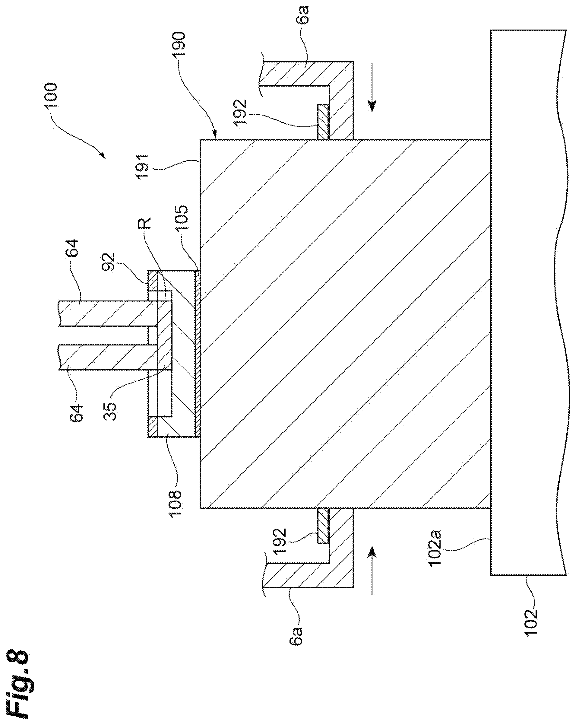 Patent US12351405 Figure 8 – Overhead conveying vehicle