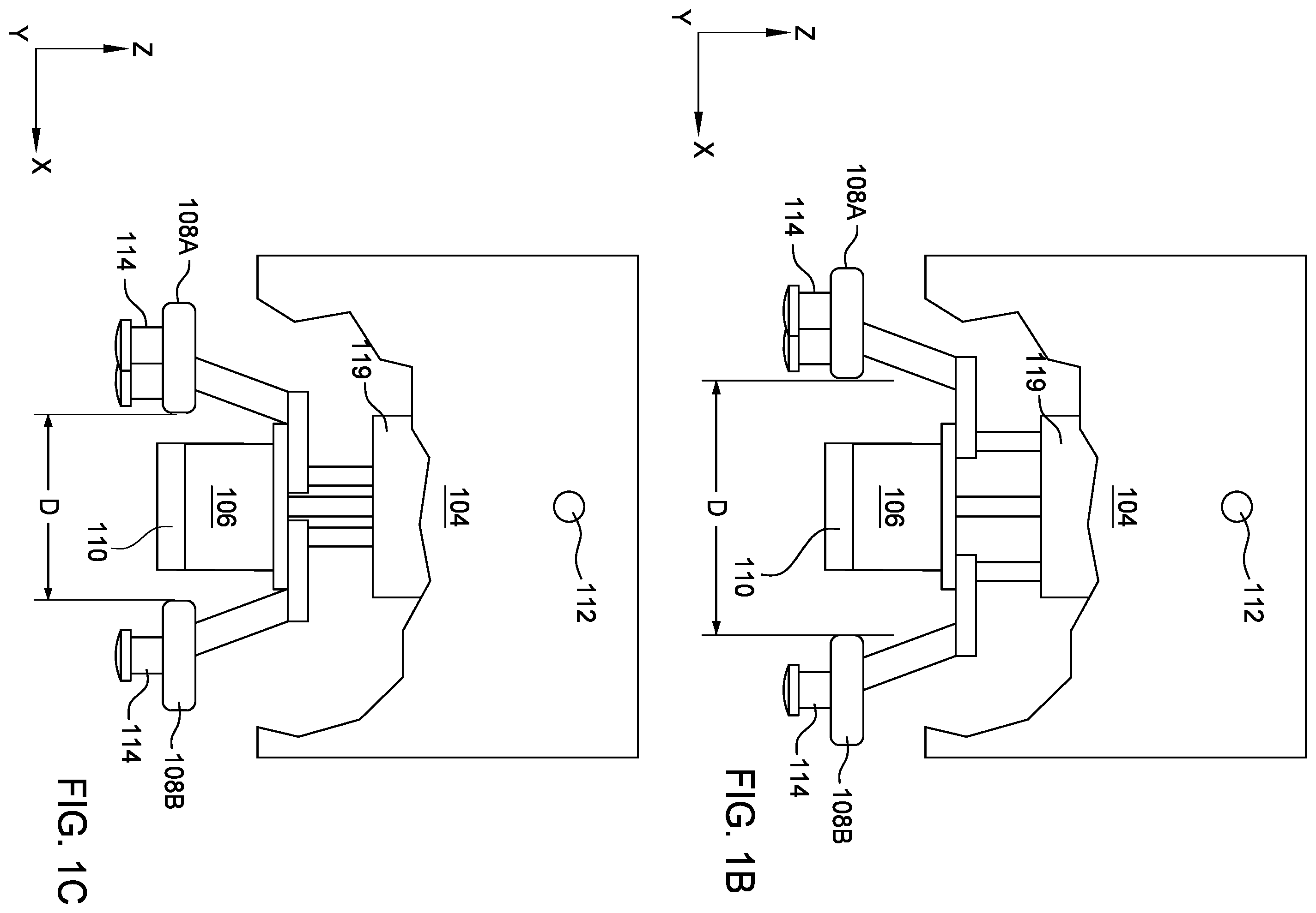 Patent US12351406 Figure 2 – Apparatuses and methods for handling optical devices of varying geometries