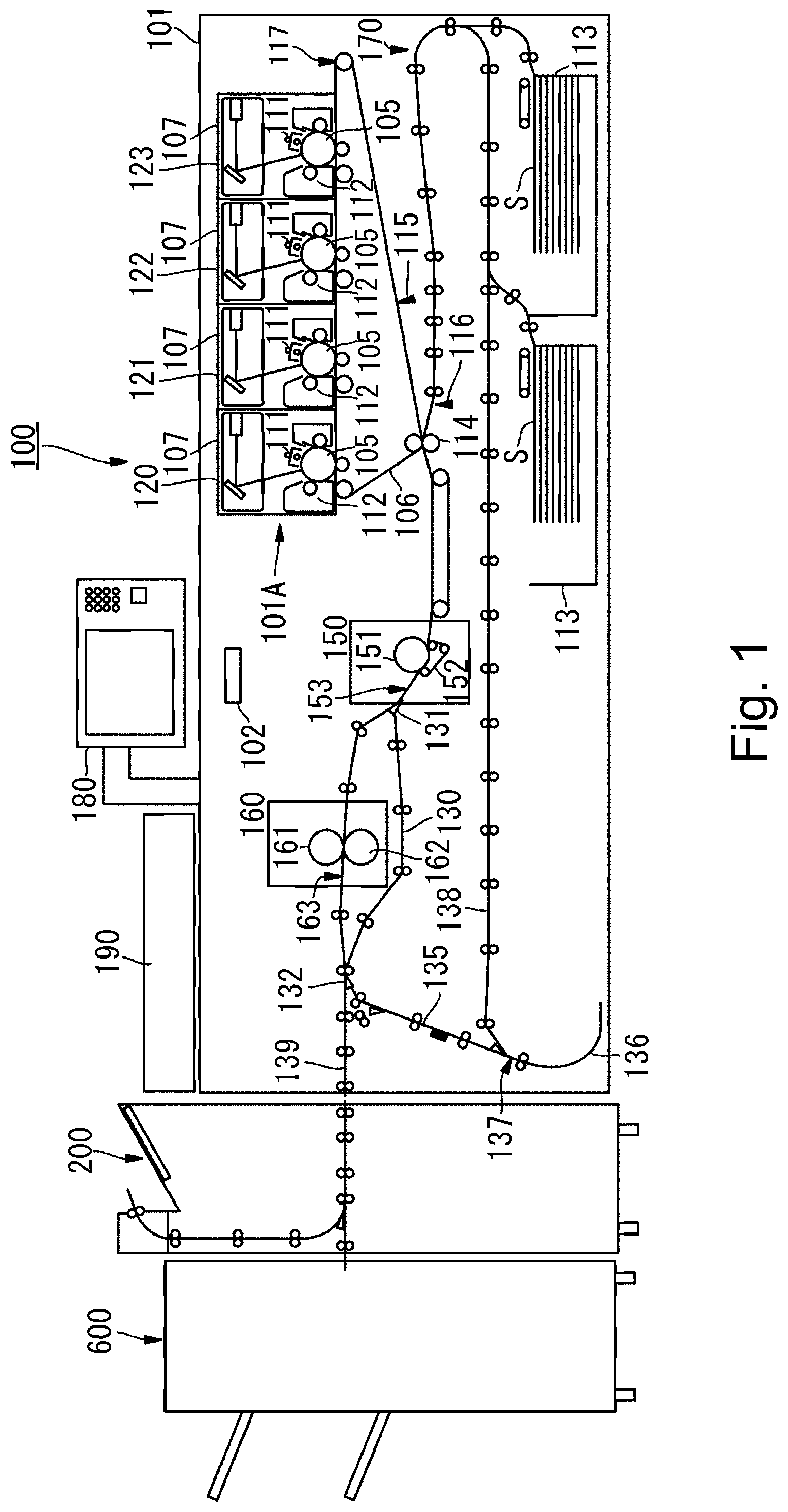 Patent US12351409 Figure 1 – Sheet feeding device and image forming system