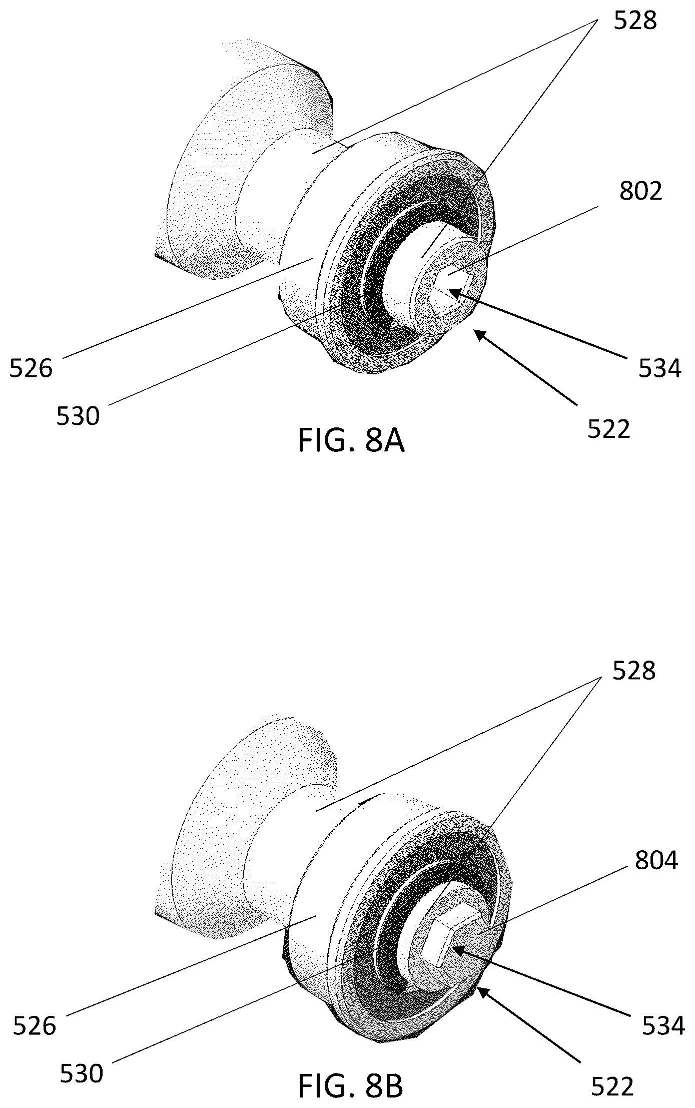 Patent US12351410 Figure 8 – Printer with linerless media wrap removal mechanism and associated methods