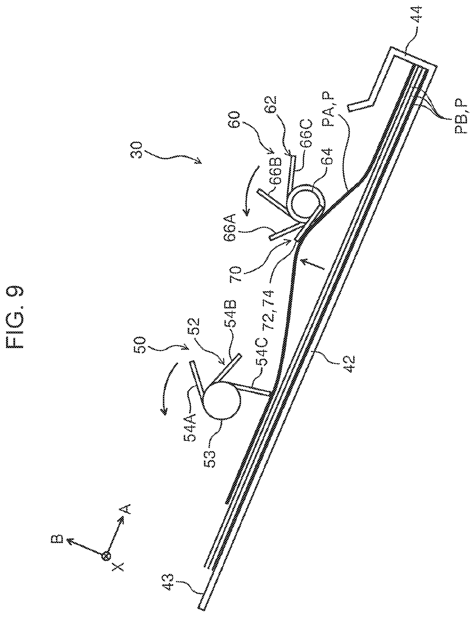 Patent US12351413 Figure 9 – Post-processing device
