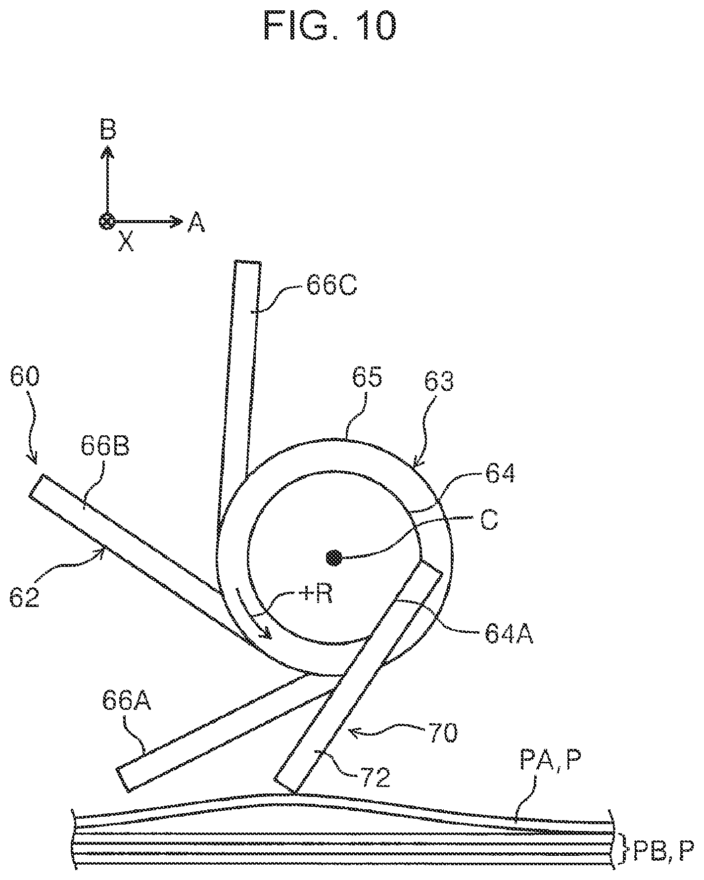 Patent US12351413 Figure 10 – Post-processing device