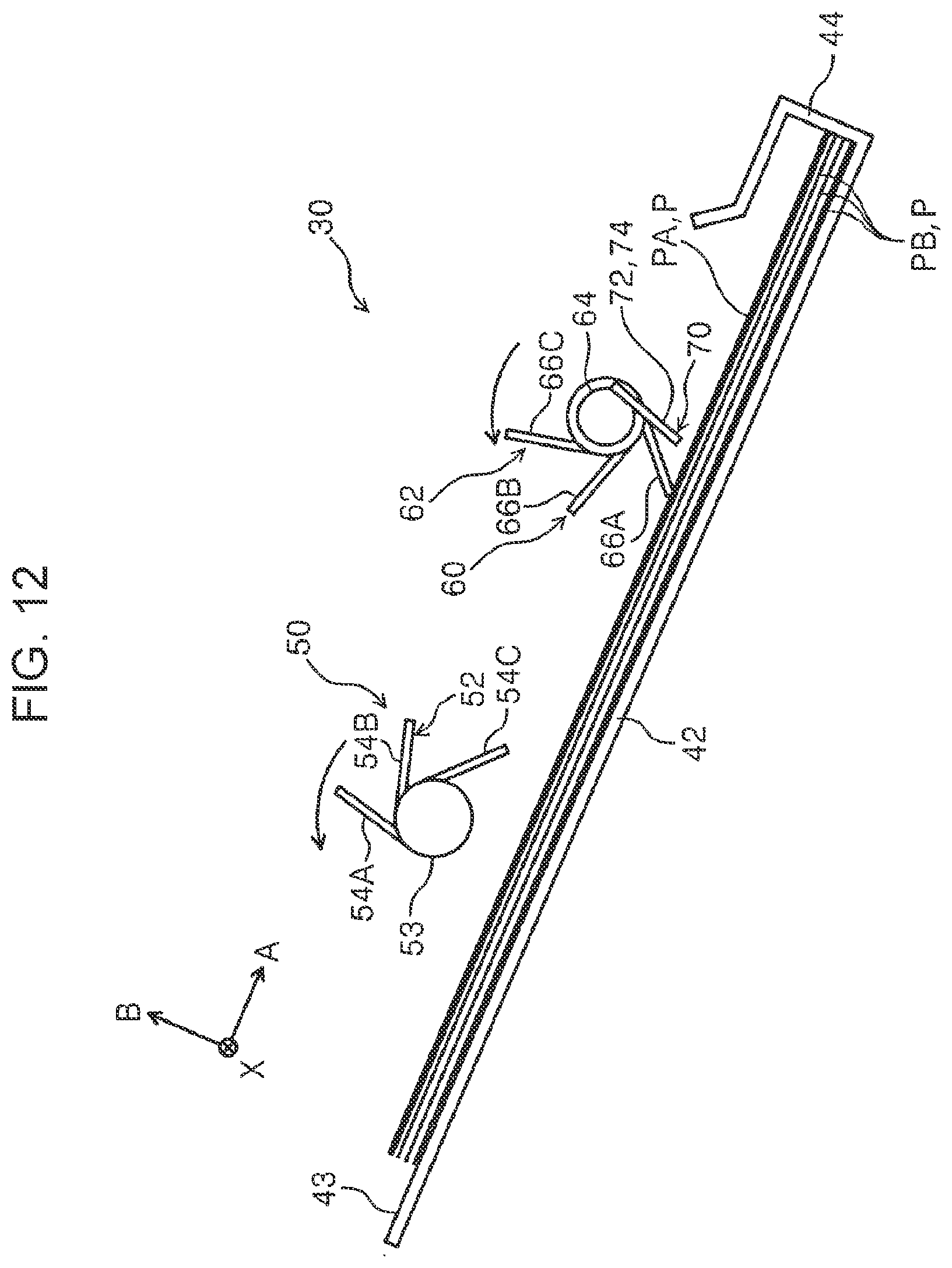 Patent US12351413 Figure 12 – Post-processing device