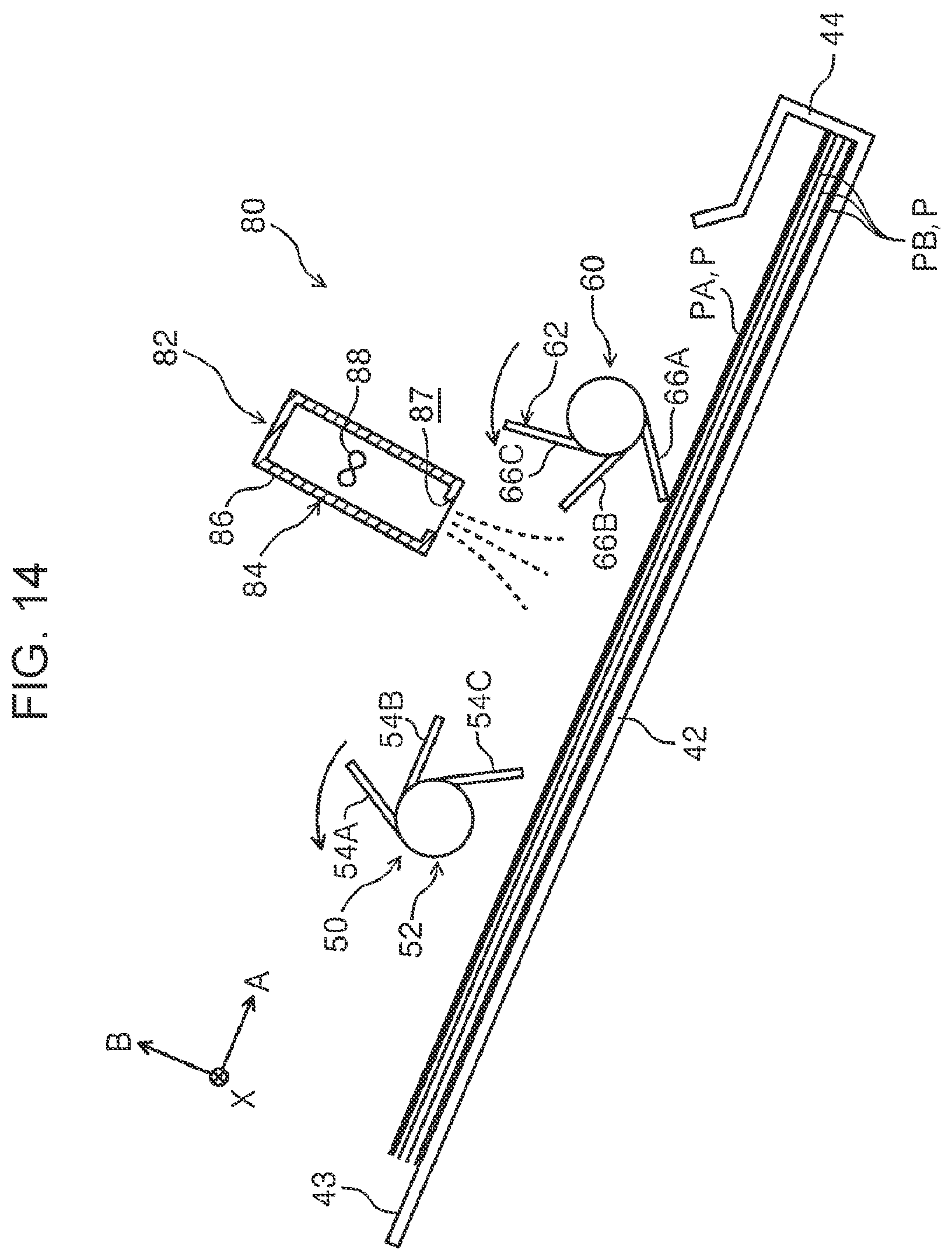 Patent US12351413 Figure 14 – Post-processing device