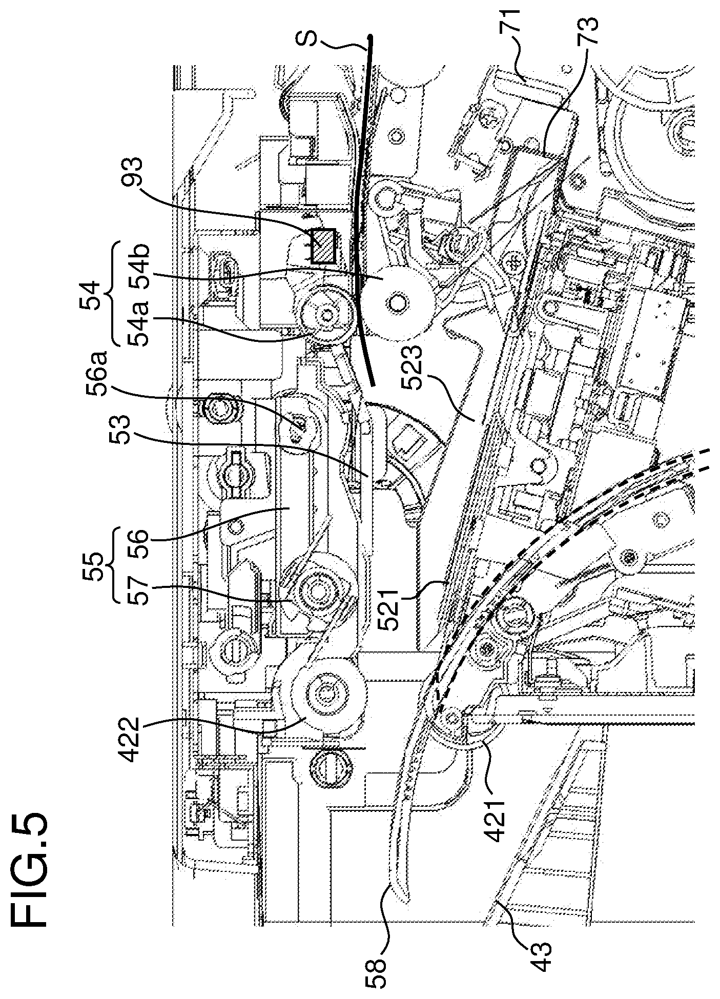 Patent US12351414 Figure 5 – Sheet post-processing apparatus and image forming system including the apparatus