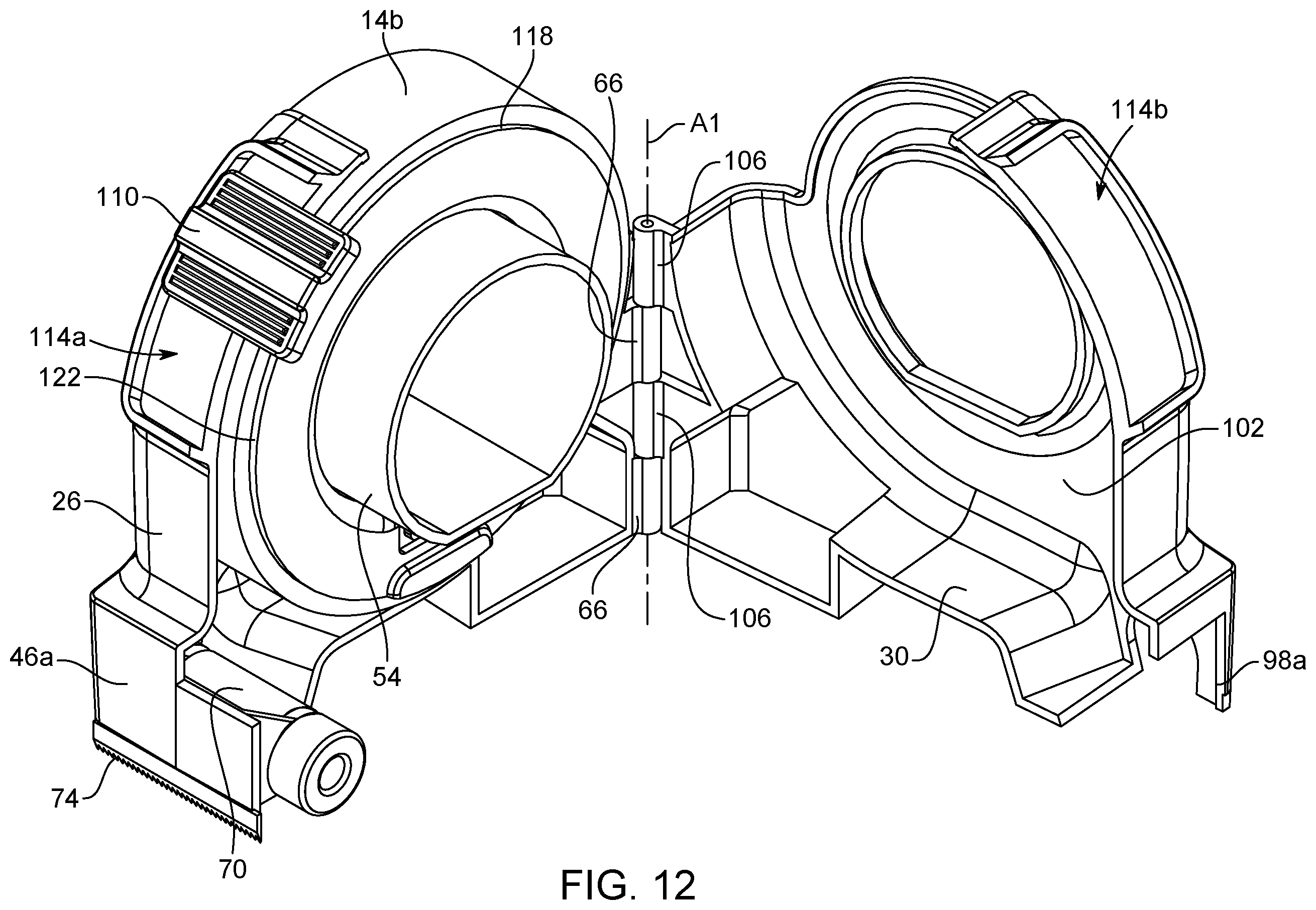 Patent US12351415 Figure 12 – Tape applicator