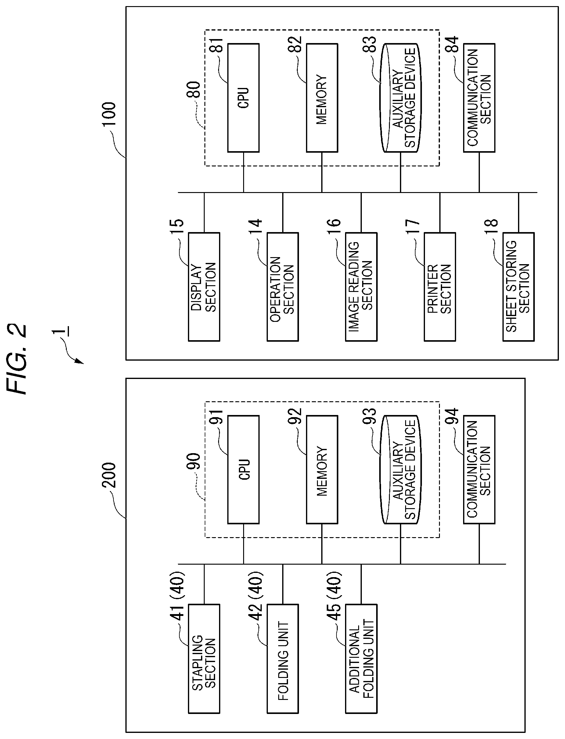 Patent US12351417 Figure 2 – Sheet processing device