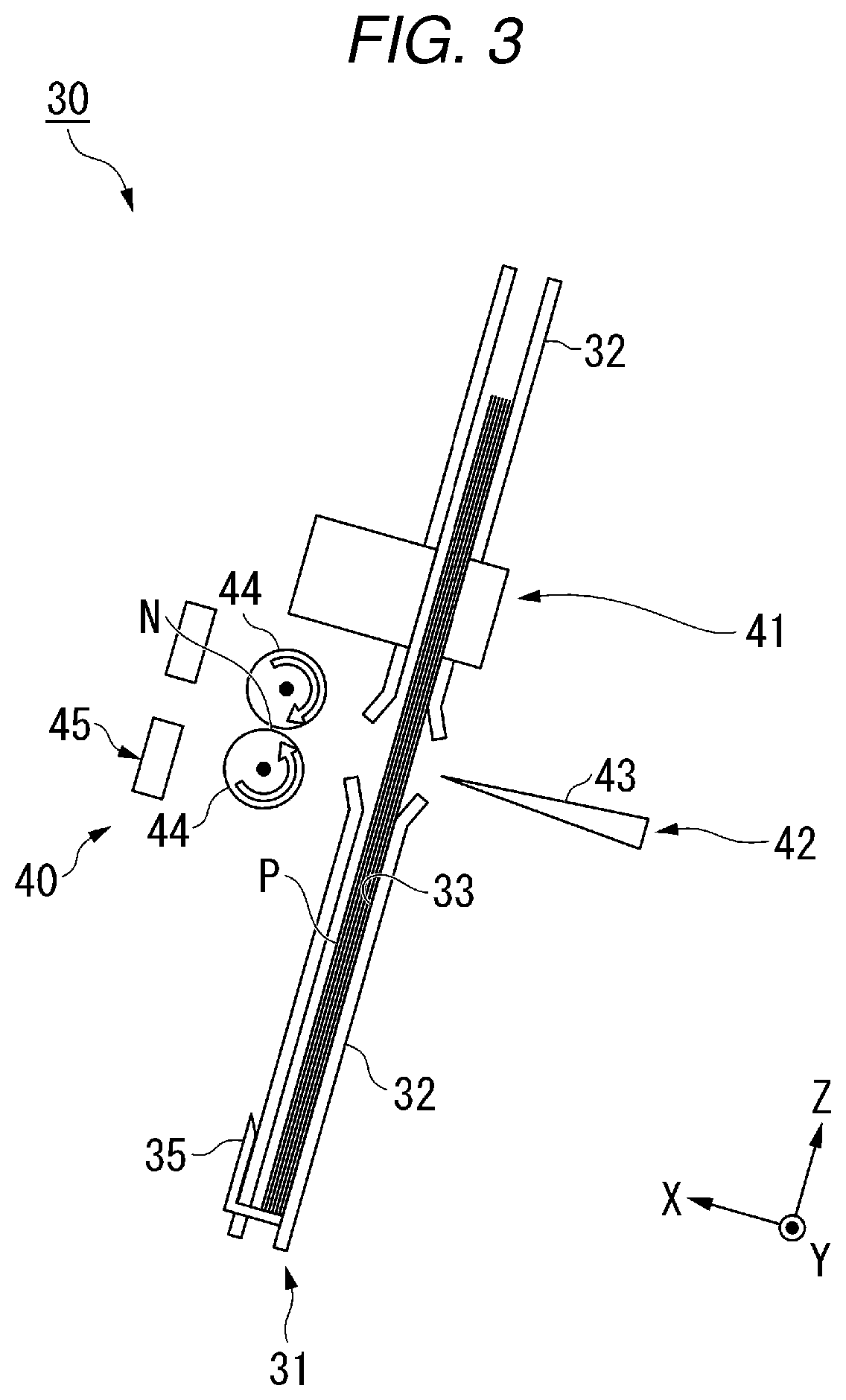 Patent US12351417 Figure 3 – Sheet processing device