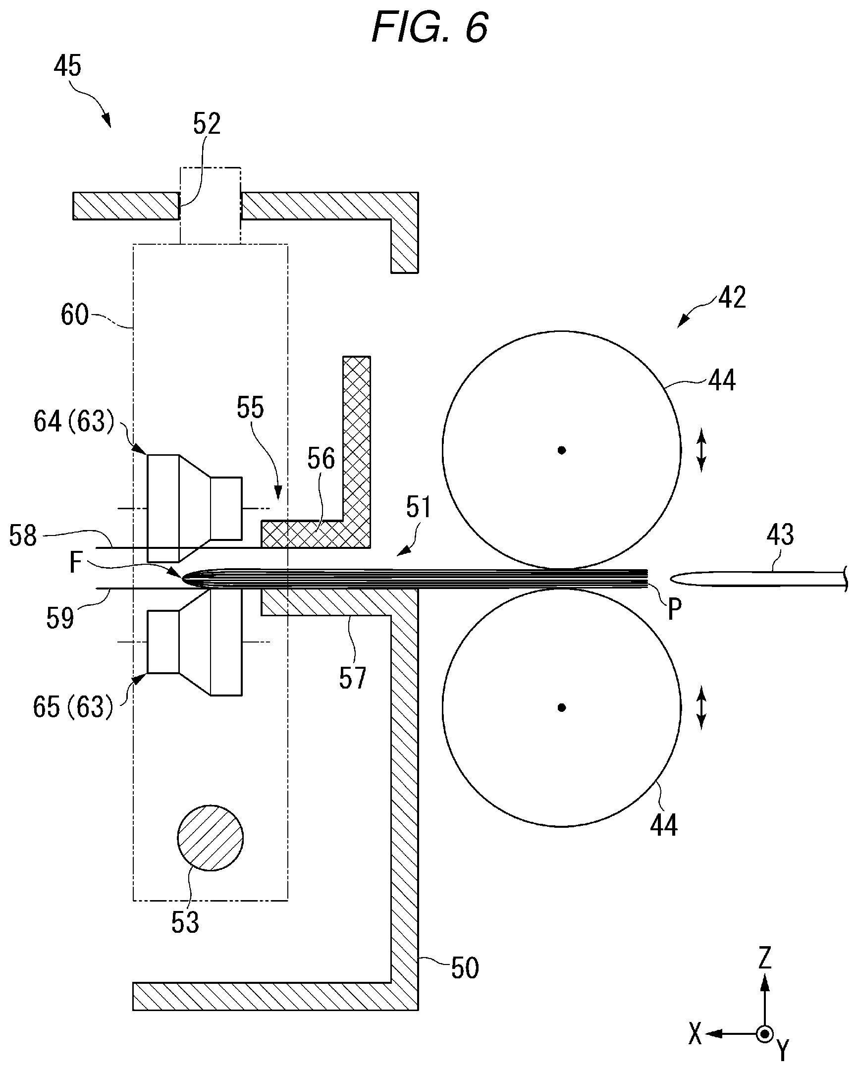 Patent US12351417 Figure 6 – Sheet processing device