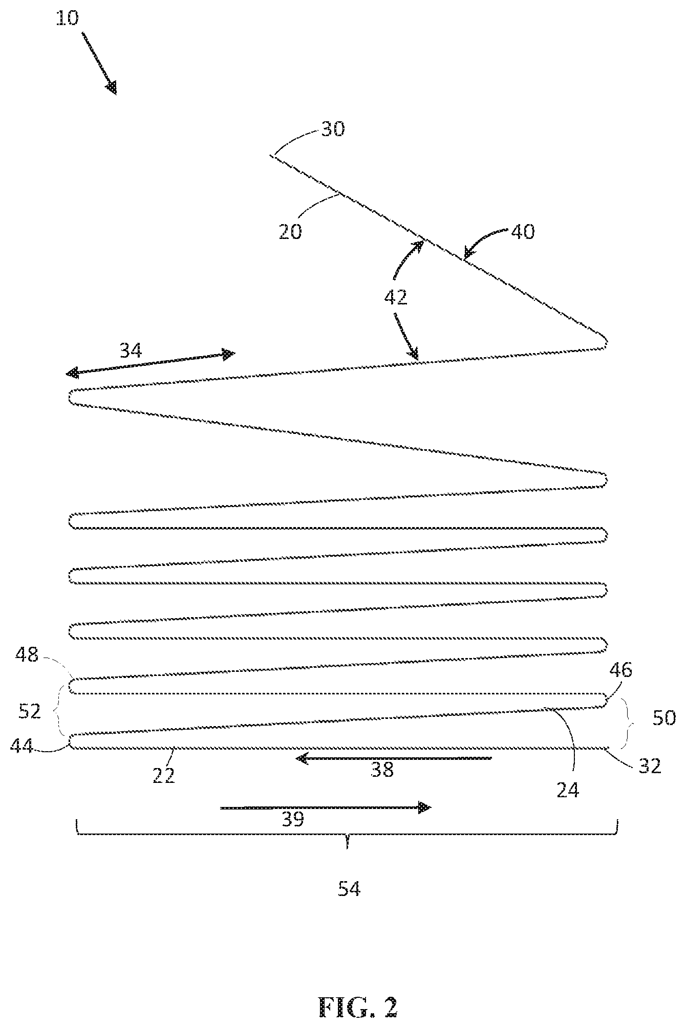 Patent US12351418 Figure 2 – Spindle free tape article and method