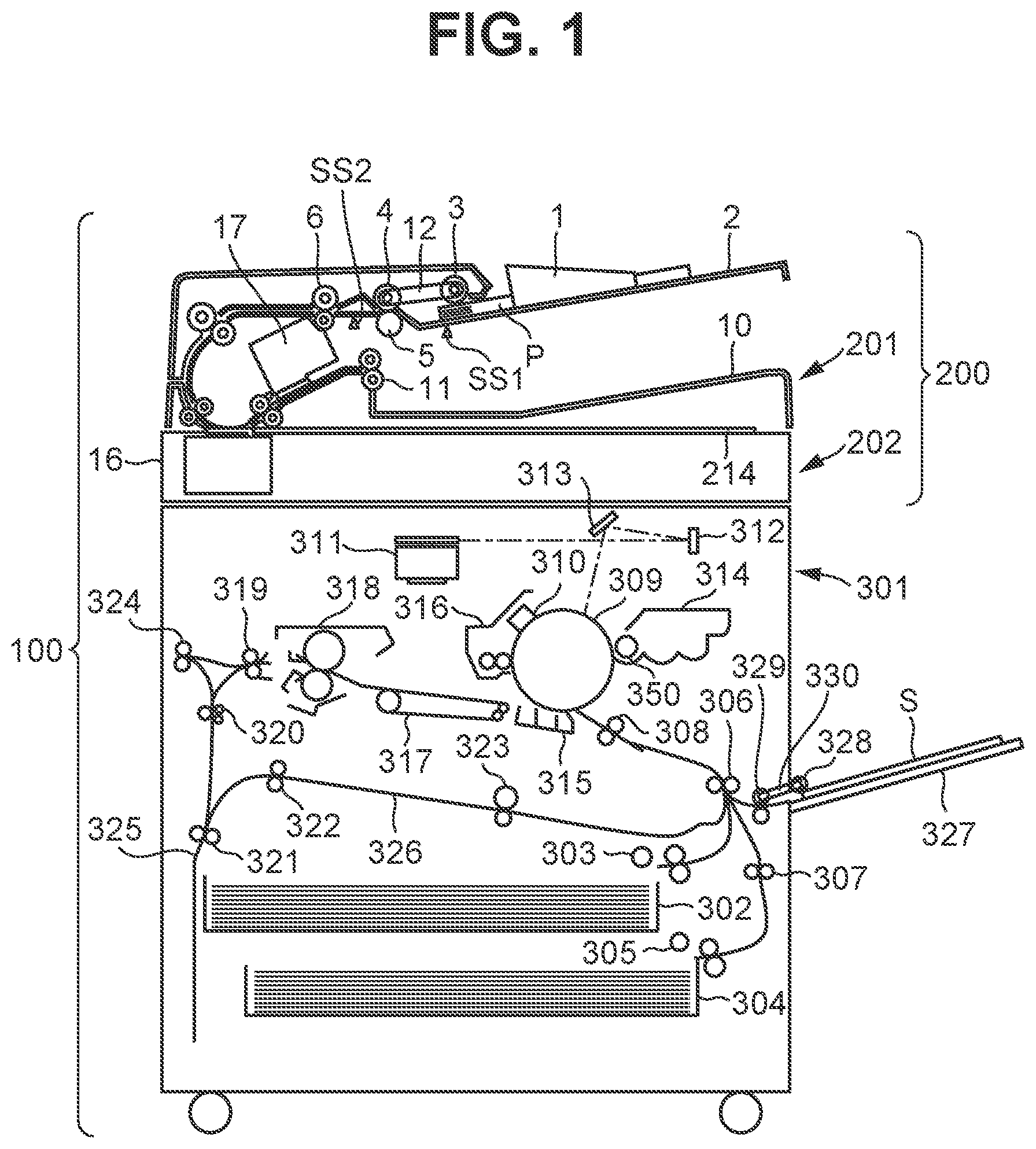 Patent US12351422 Figure 1 – Image forming apparatus