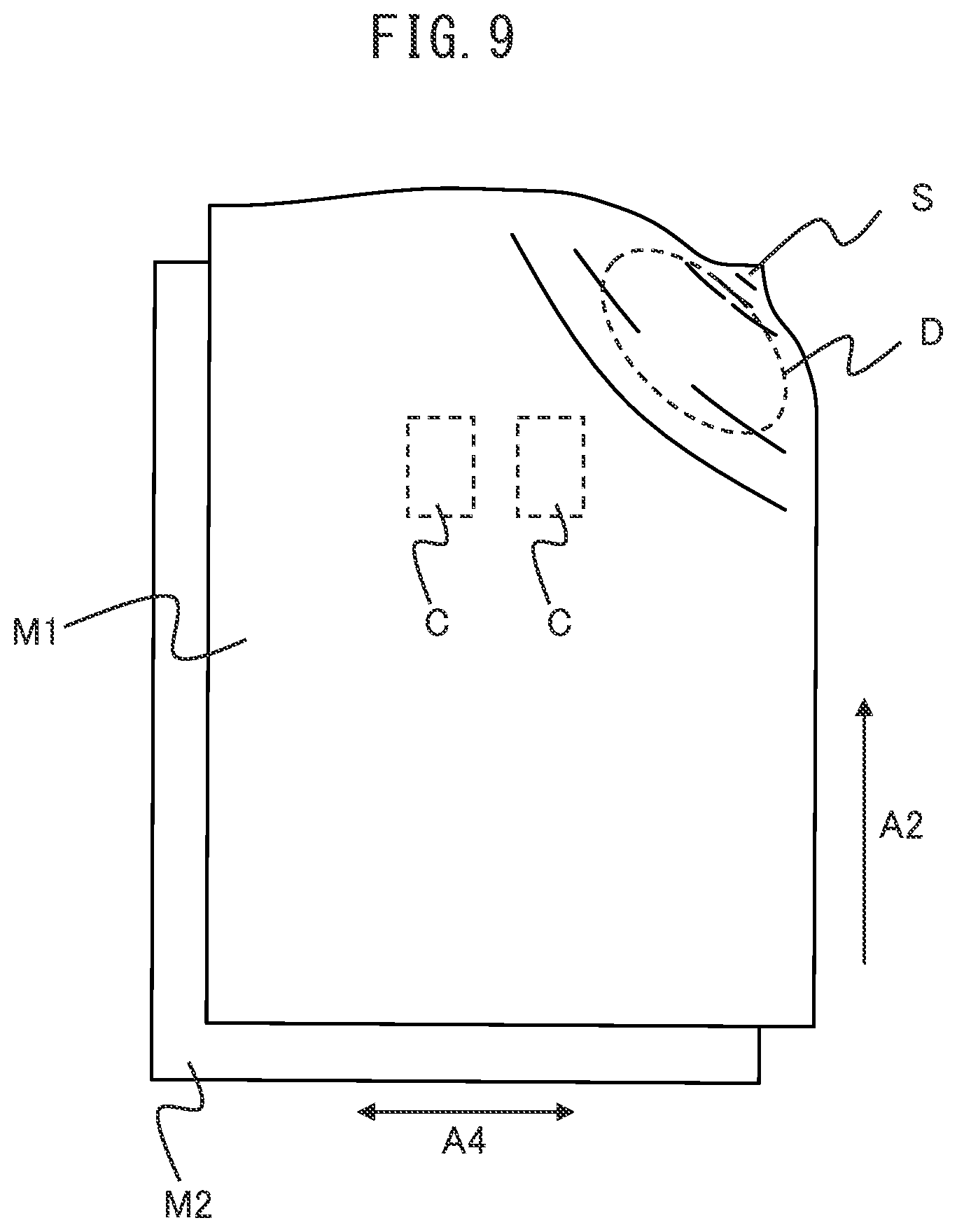 Patent US12351423 Figure 9 – Medium conveying apparatus detecting bound medium based on lift of medium