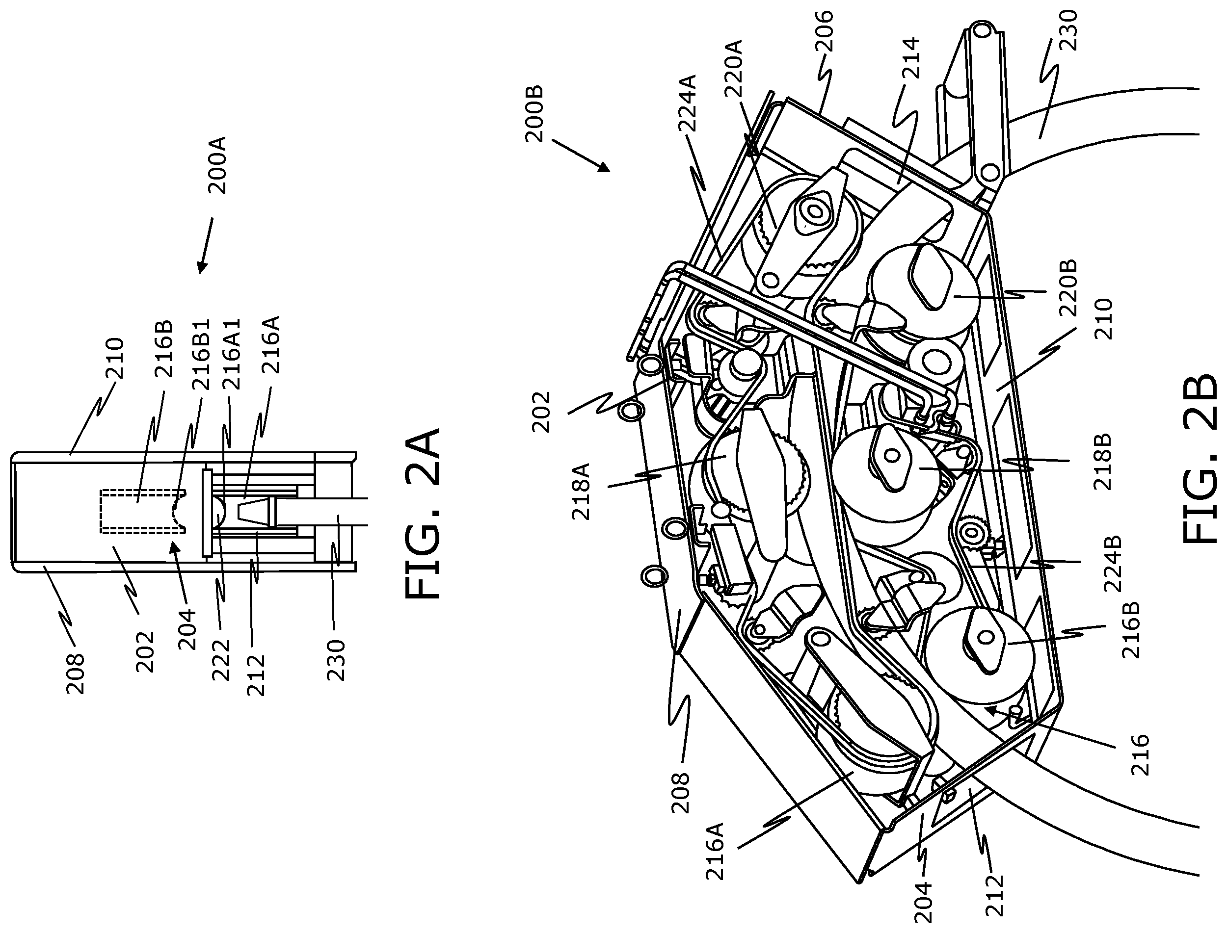Patent US12351424 Figure 2 – Cable feeding unit of cable management system