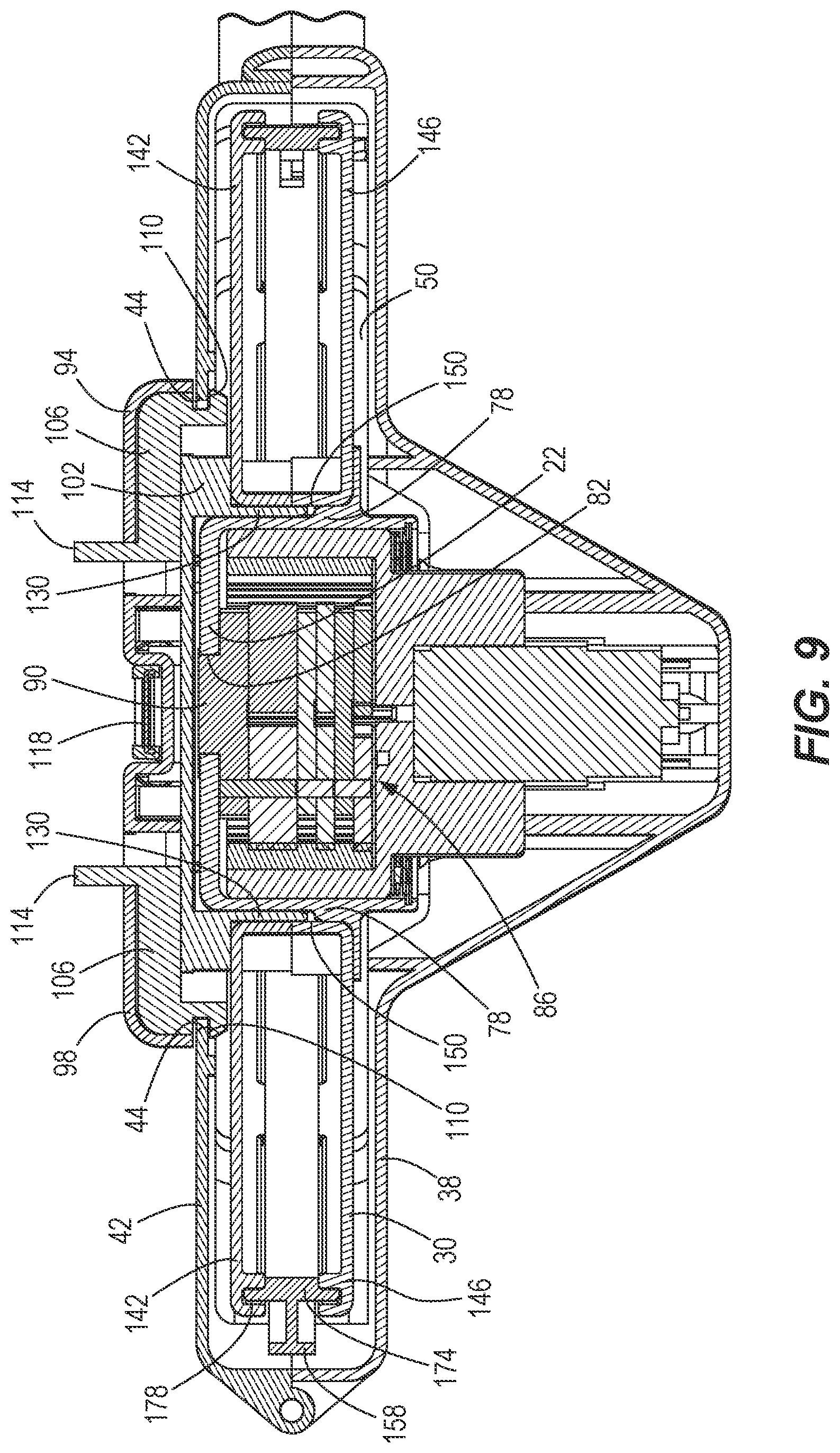 Patent US12351425 Figure 7 – Fish tape assembly