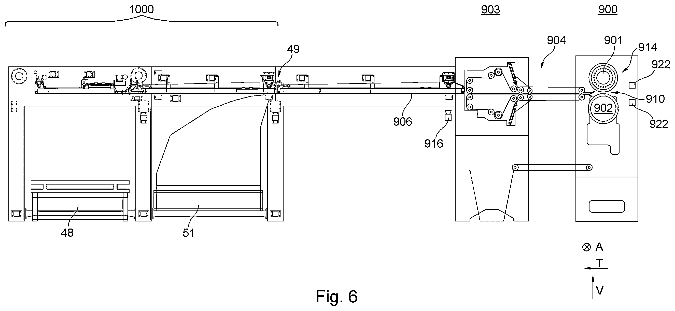 Patent US12351427 Figure 6 – Processing machine and method for activating at least one alignment segment of a processing machine