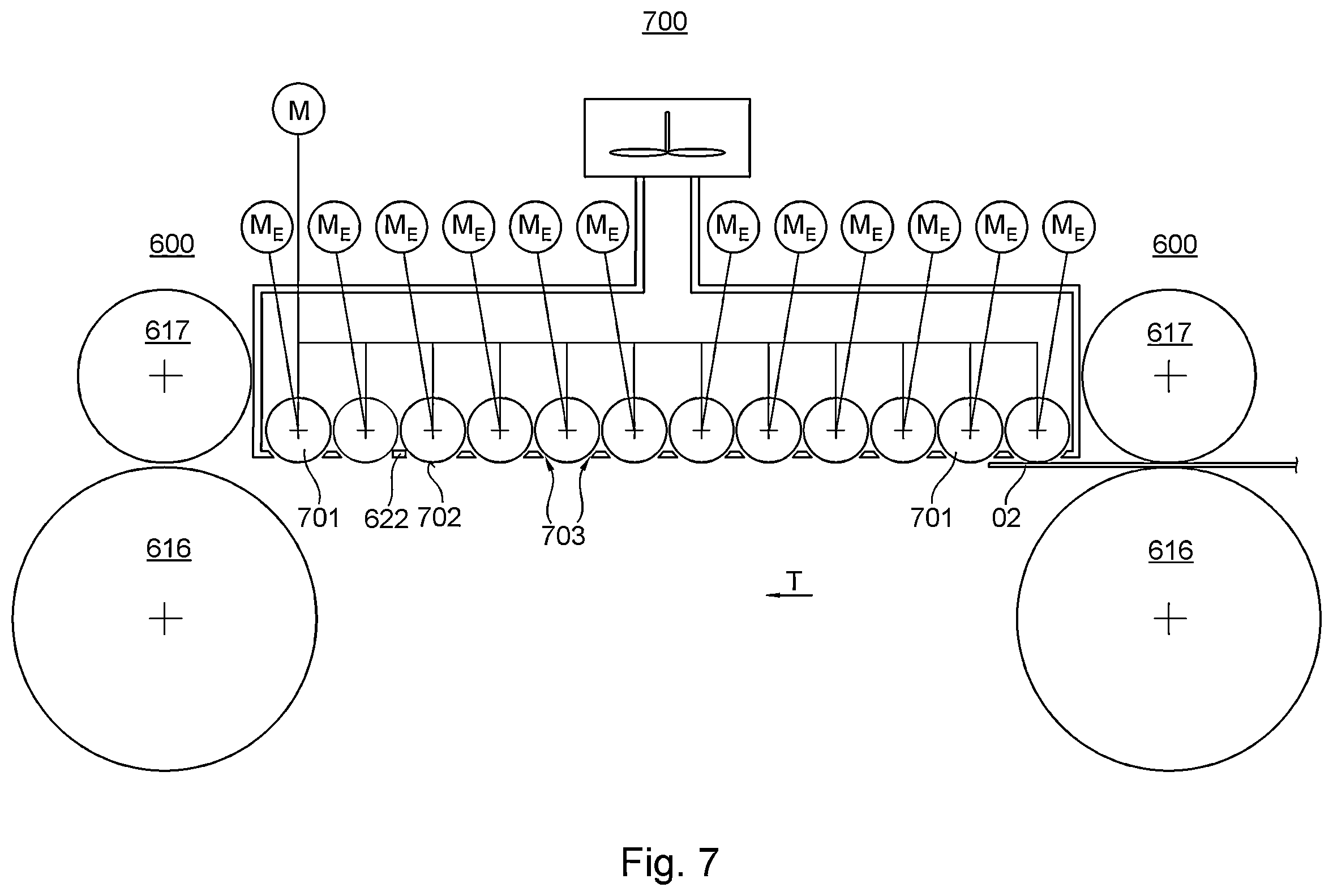 Patent US12351427 Figure 7 – Processing machine and method for activating at least one alignment segment of a processing machine