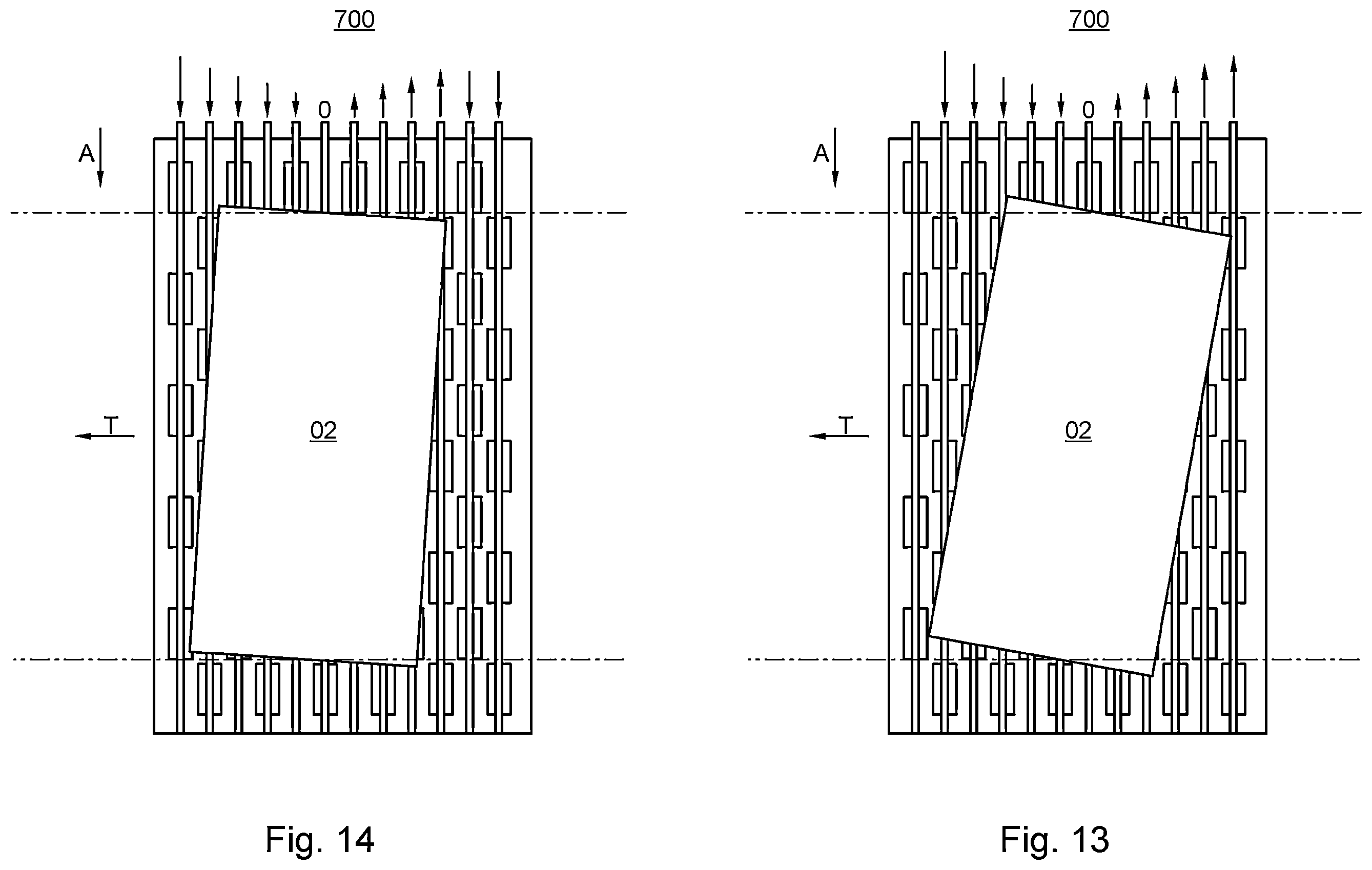 Patent US12351427 Figure 11 – Processing machine and method for activating at least one alignment segment of a processing machine