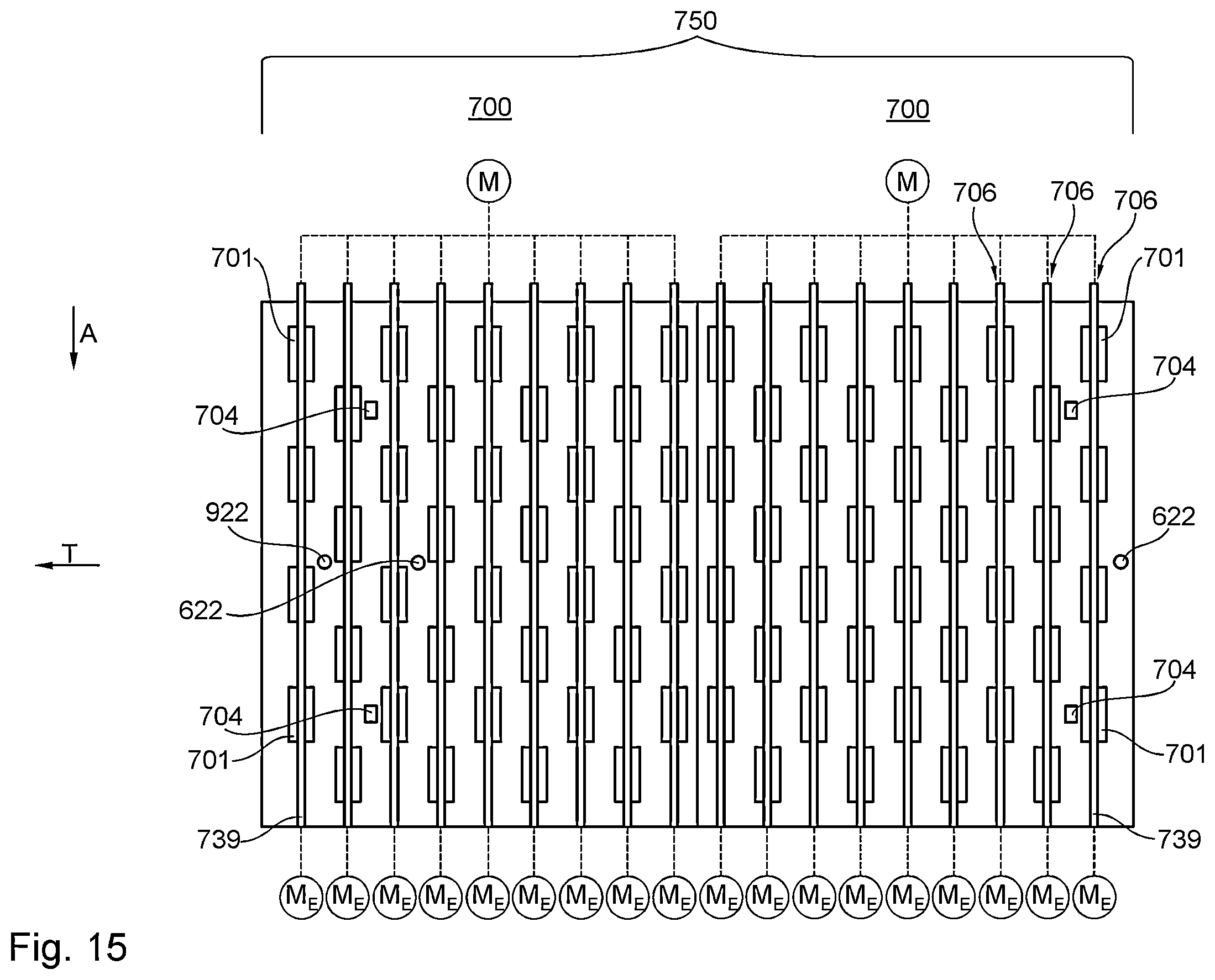 Patent US12351427 Figure 12 – Processing machine and method for activating at least one alignment segment of a processing machine