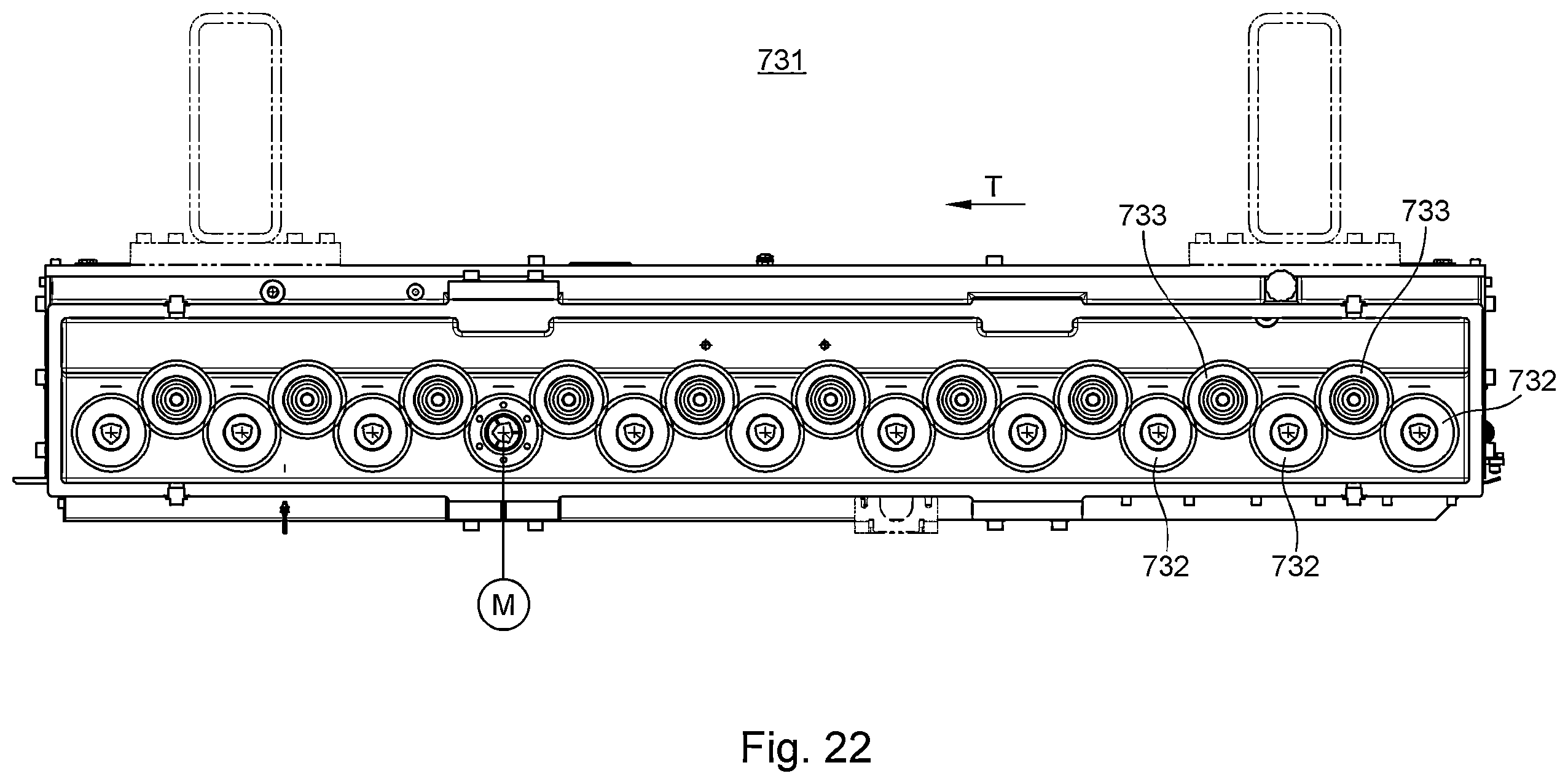 Patent US12351427 Figure 19 – Processing machine and method for activating at least one alignment segment of a processing machine