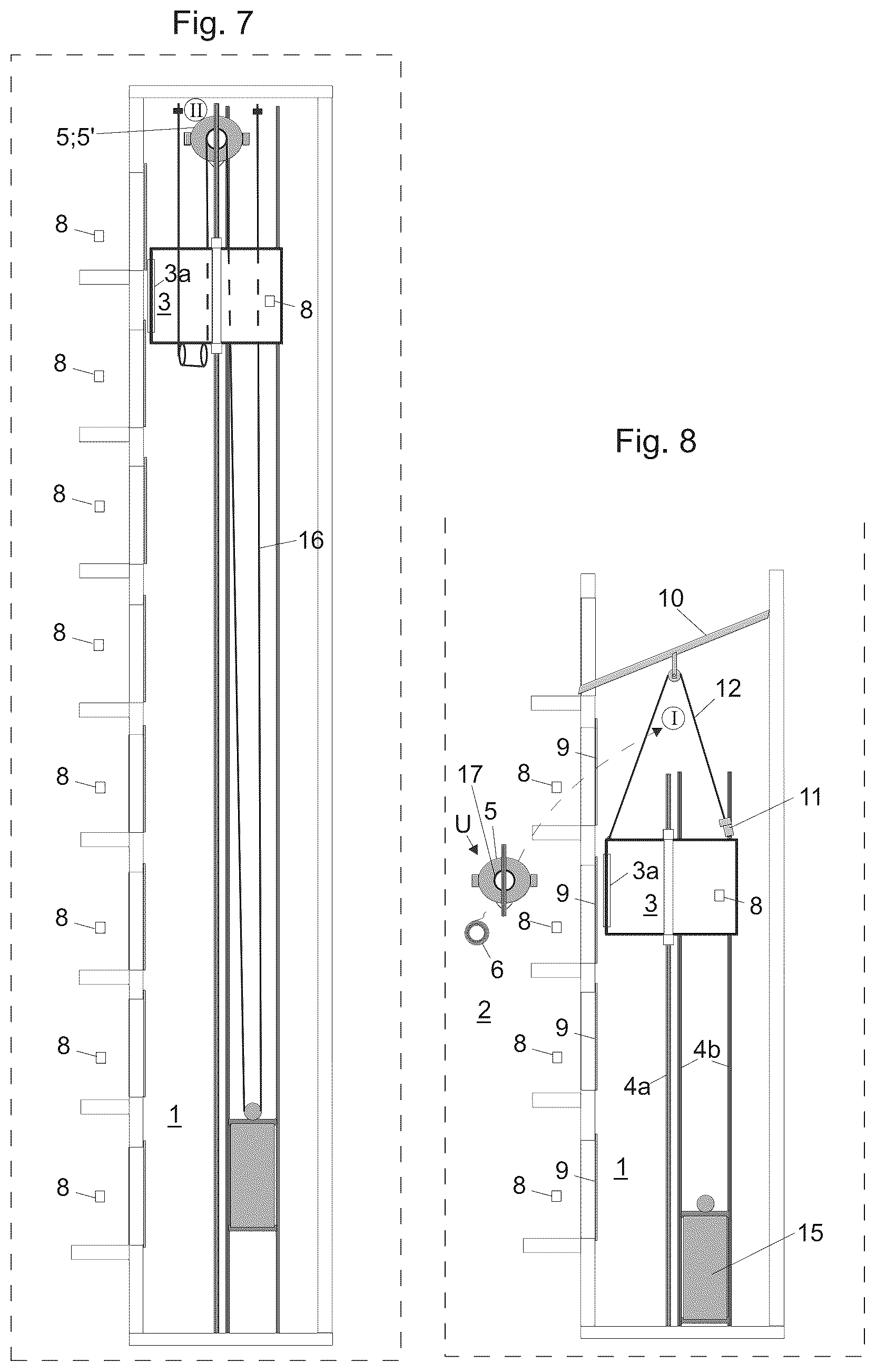Patent US12351433 Figure 4 – Method for constructing an elevator, guide rail installation apparatus, guide rail installation arrangement and method for installing a guide rail of an elevator