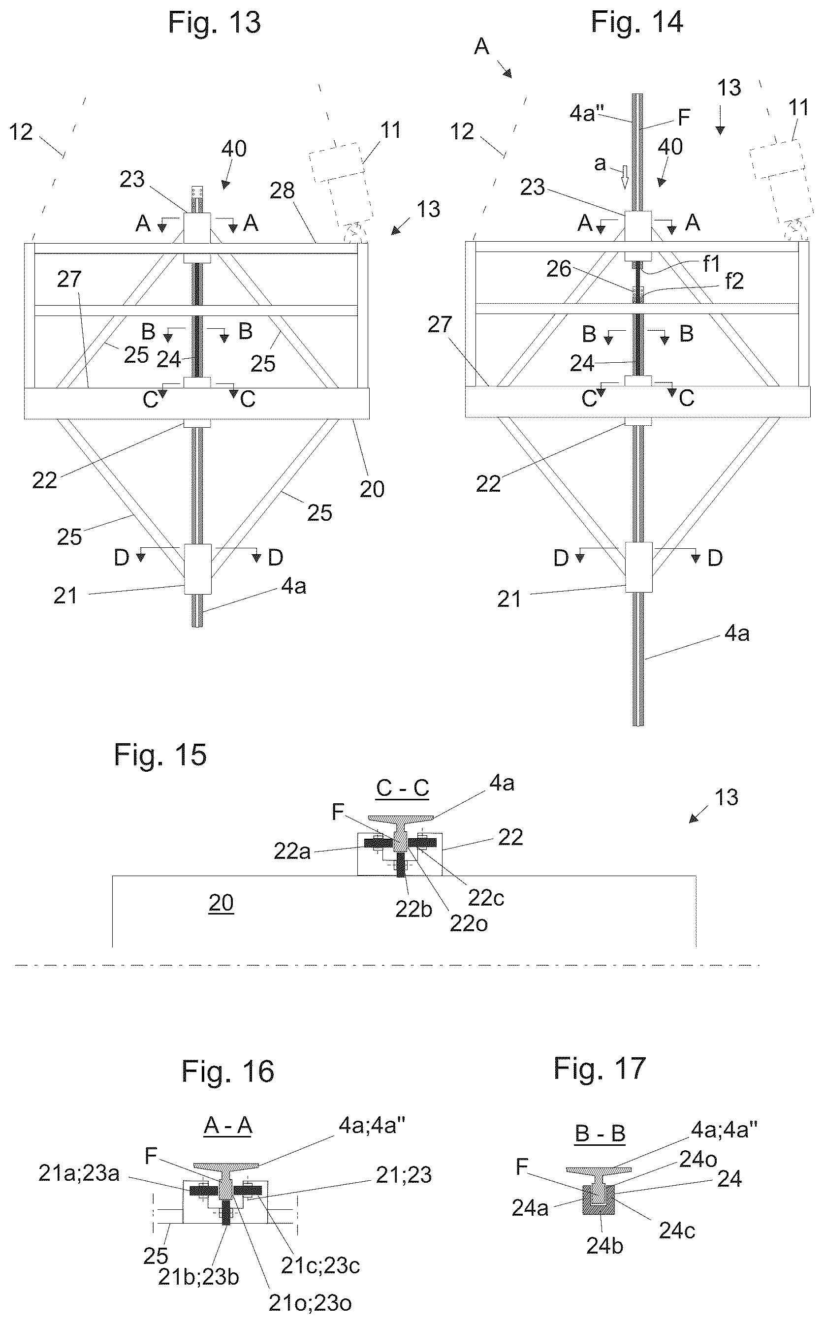 Patent US12351433 Figure 7 – Method for constructing an elevator, guide rail installation apparatus, guide rail installation arrangement and method for installing a guide rail of an elevator