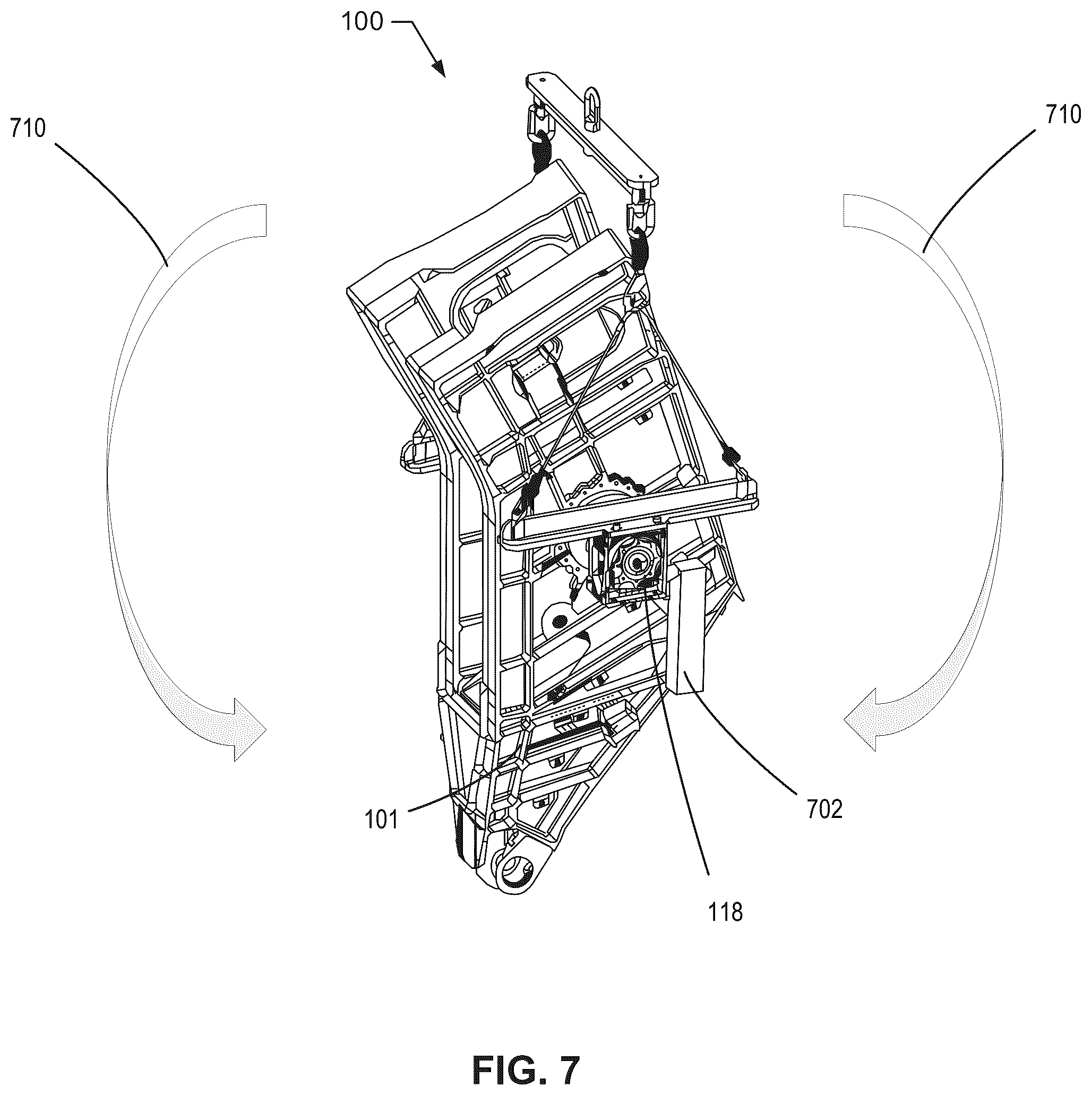 Patent US12351435 Figure 11 – Rotation hoists