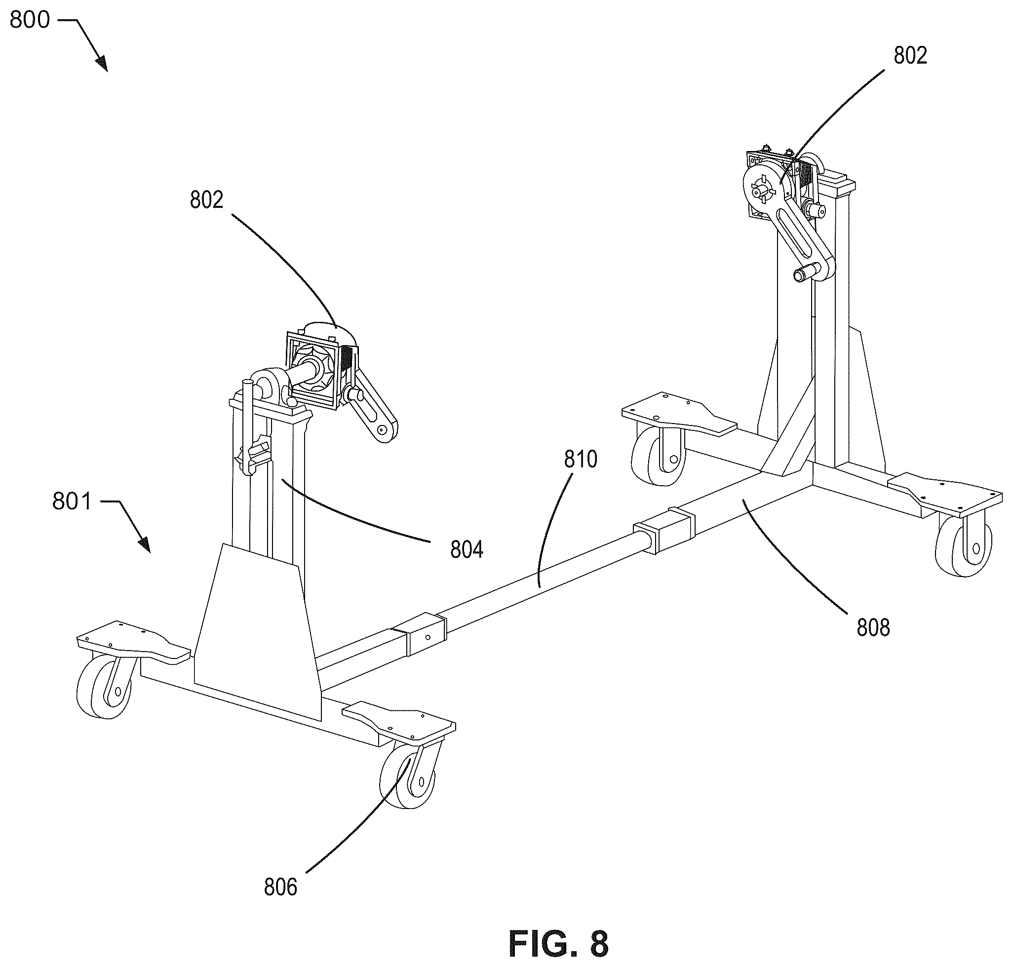 Patent US12351435 Figure 12 – Rotation hoists