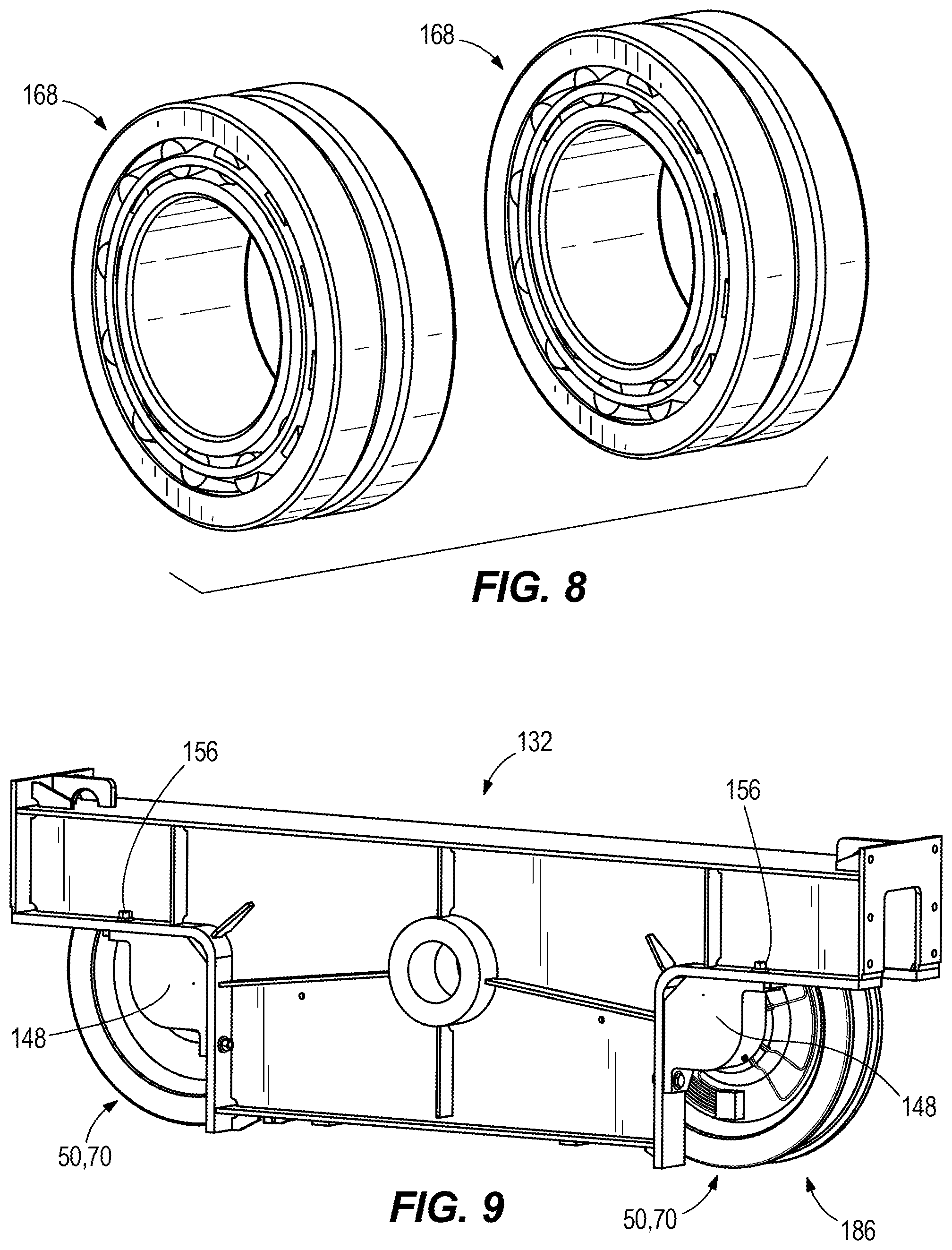 Patent US12351436 Figure 8 – Structural health monitoring system for material handling systems