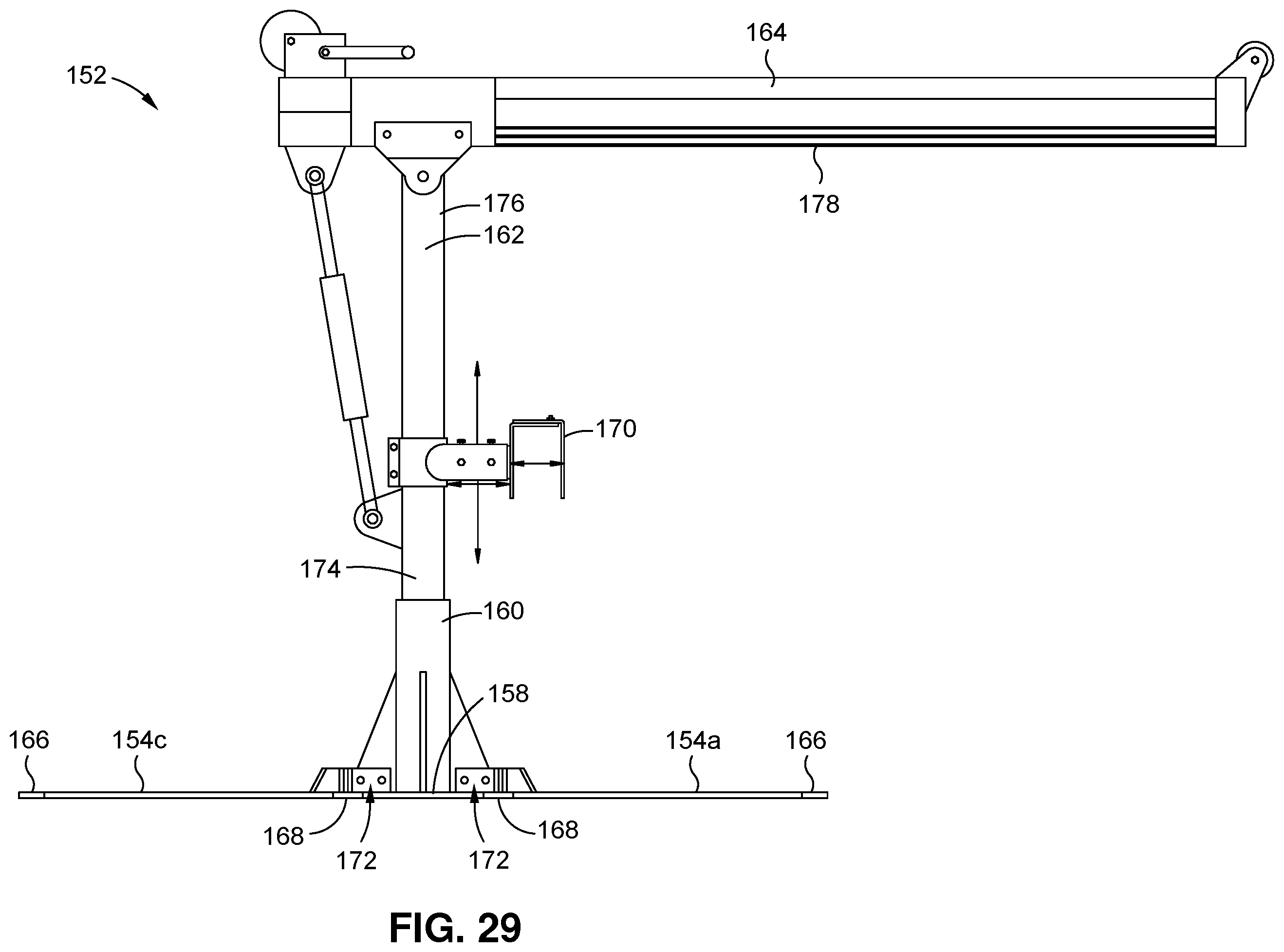 Patent US12351437 Figure 14 – Modular crane component system