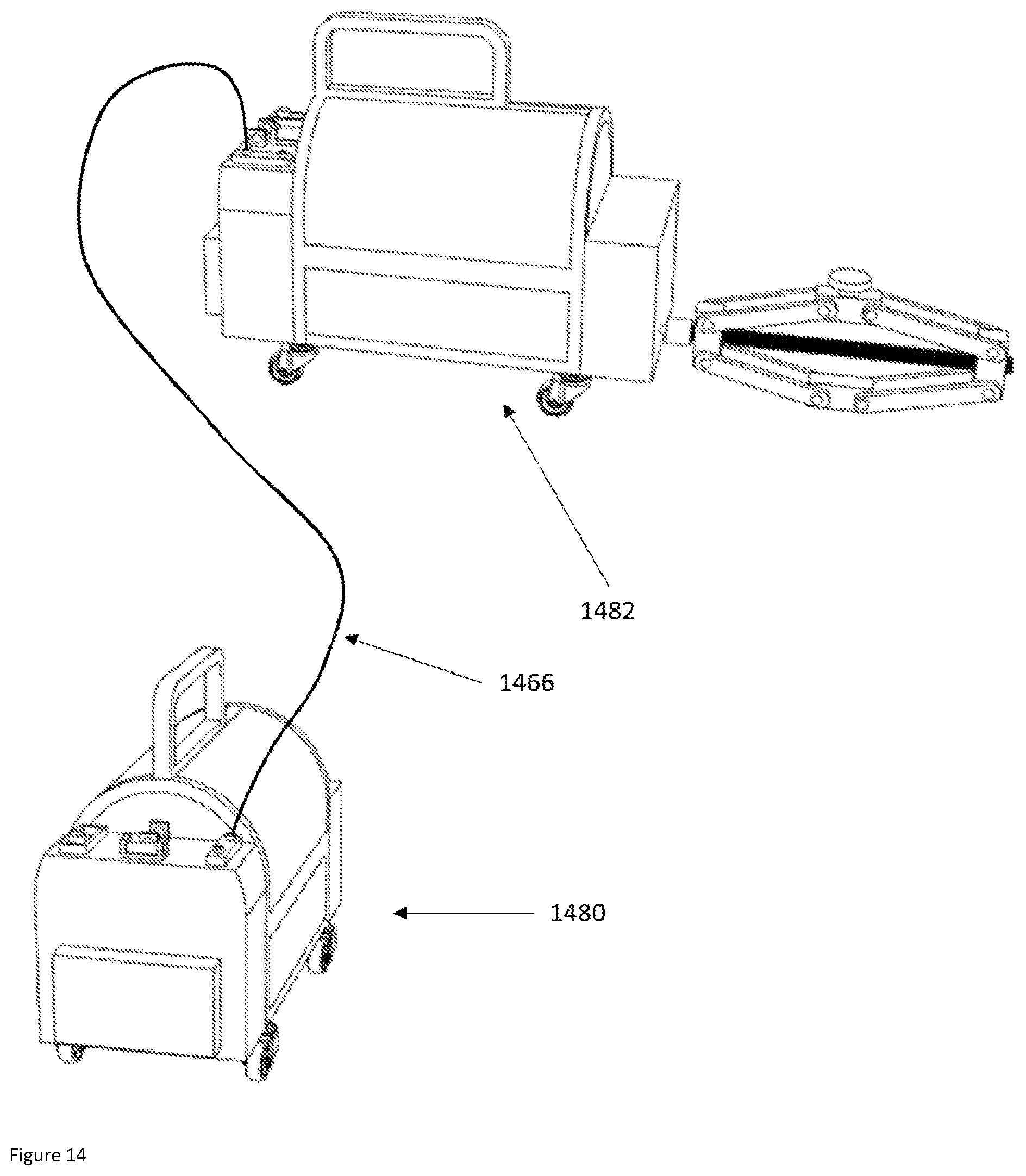 Patent US12351438 Figure 14 – Portable article lifter, separator, and compressor