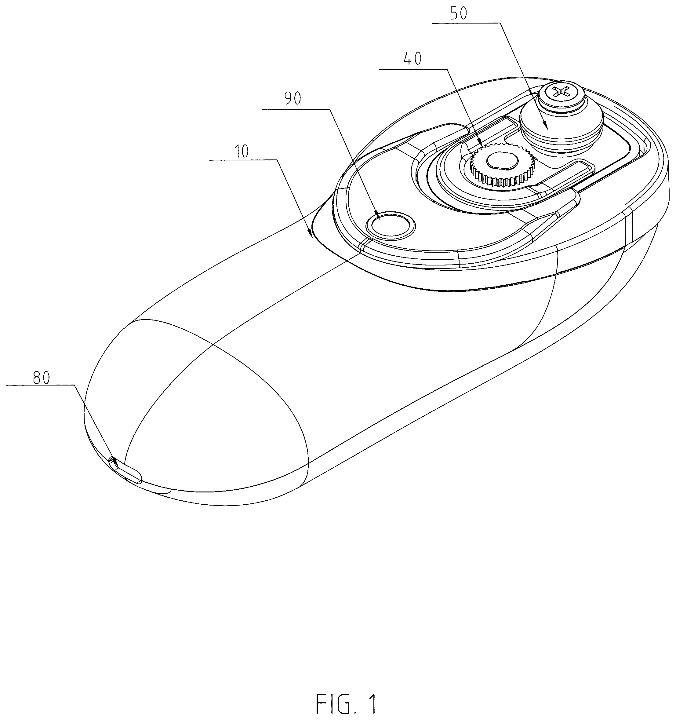 Patent US12351443 Figure 1 – Can opener with adaptation function