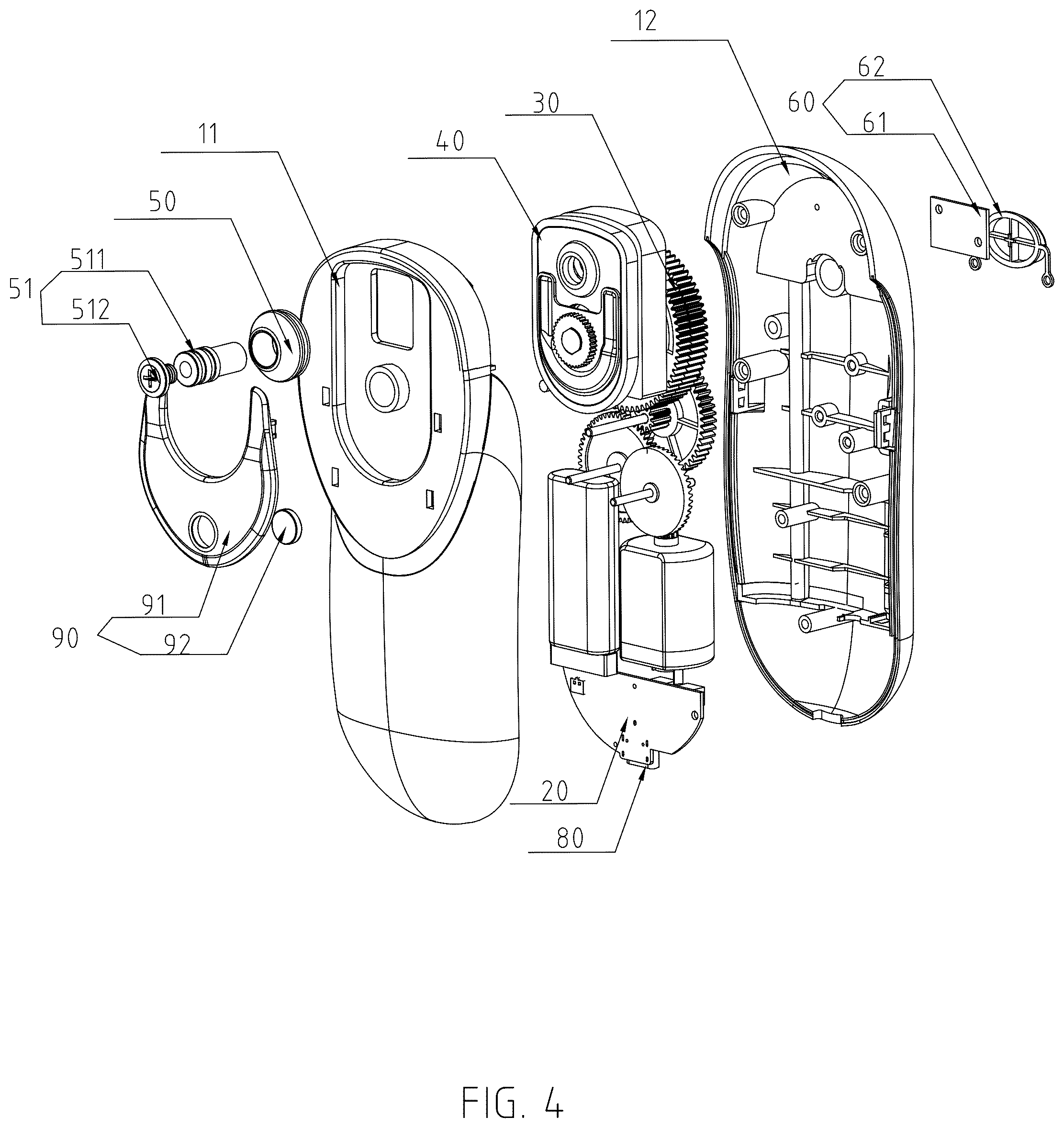 Patent US12351443 Figure 4 – Can opener with adaptation function