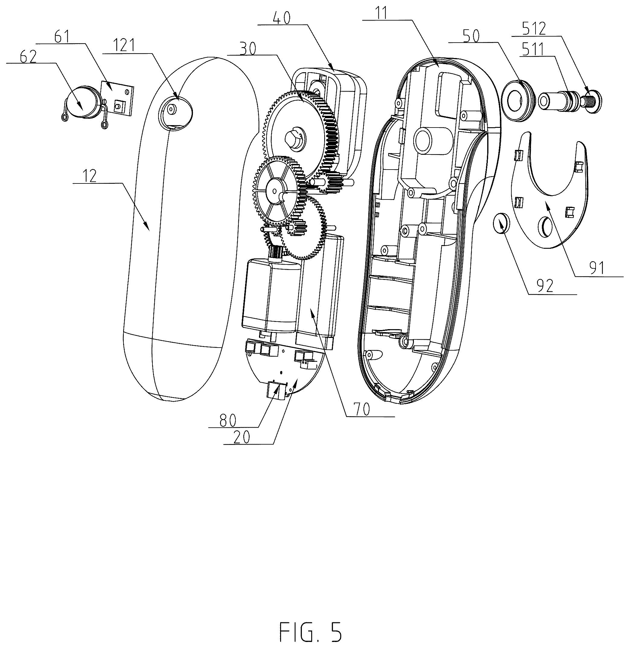 Patent US12351443 Figure 5 – Can opener with adaptation function