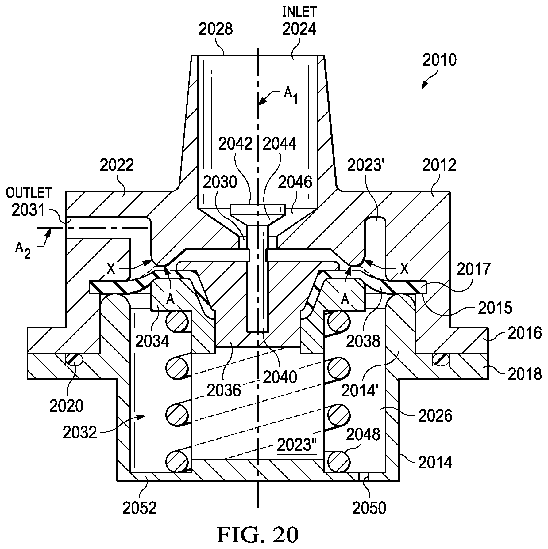 Patent US12351446 Figure 13 – Magnetically controlled valve using a blocking device and a movement device