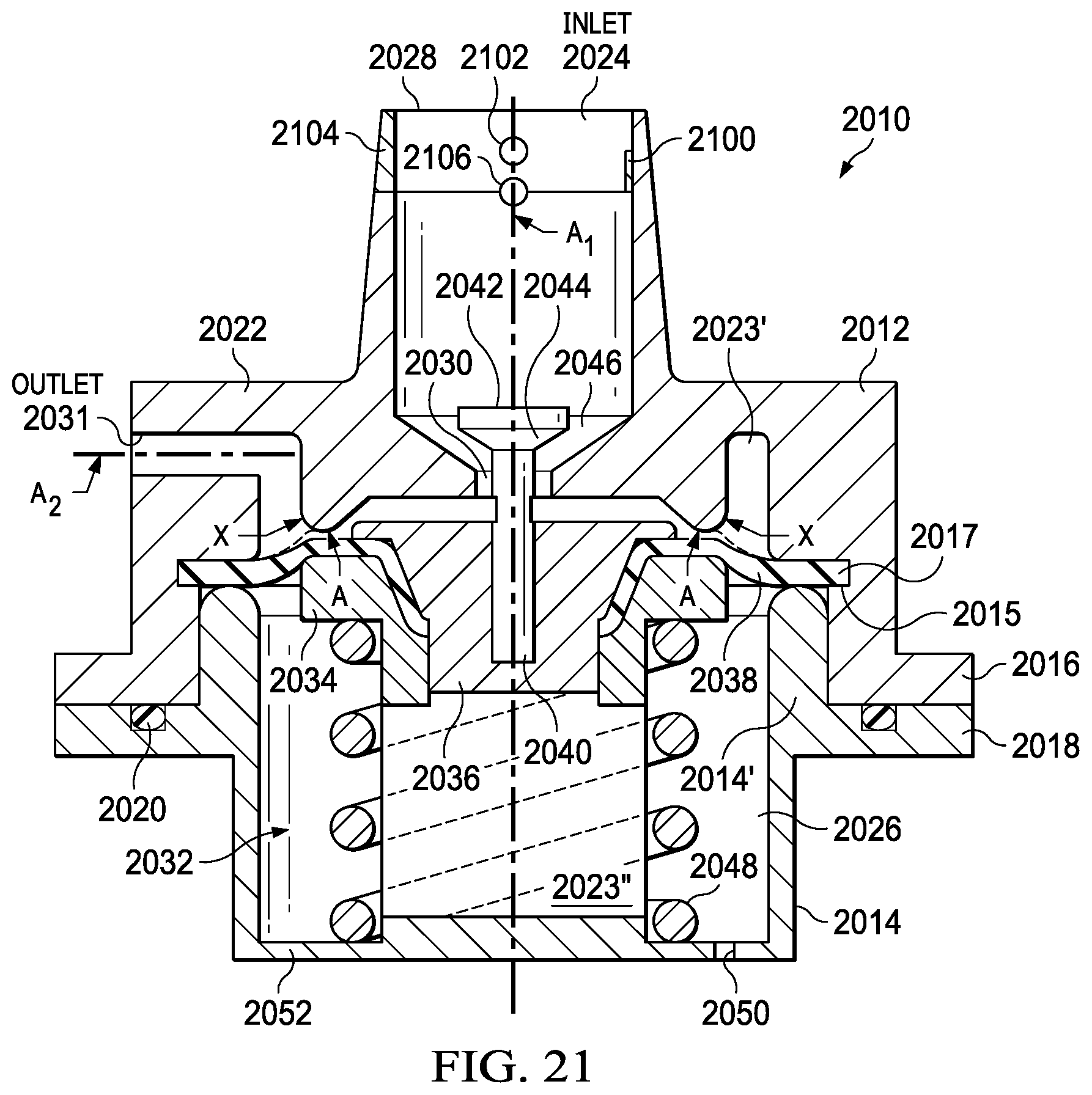 Patent US12351446 Figure 14 – Magnetically controlled valve using a blocking device and a movement device