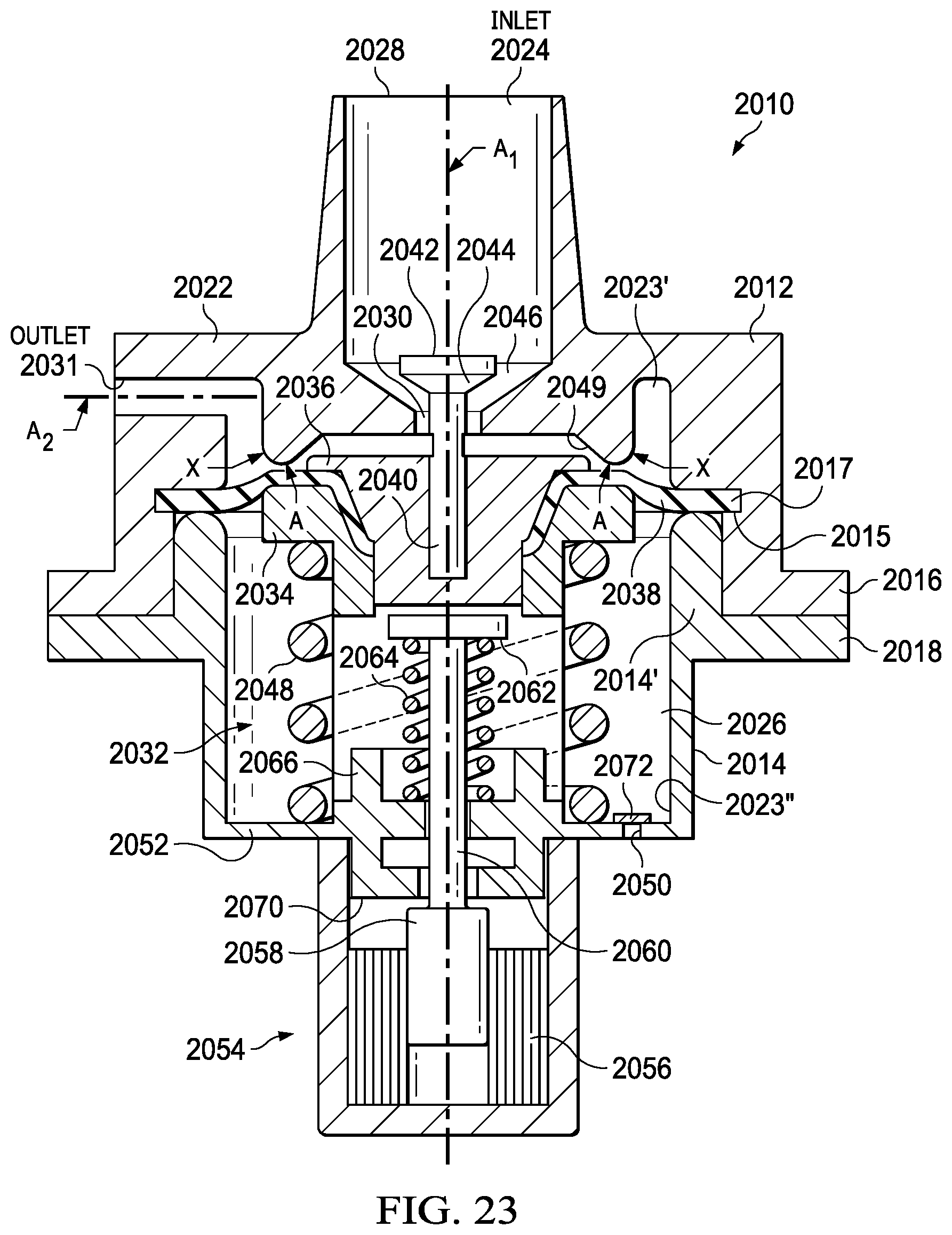 Patent US12351446 Figure 16 – Magnetically controlled valve using a blocking device and a movement device