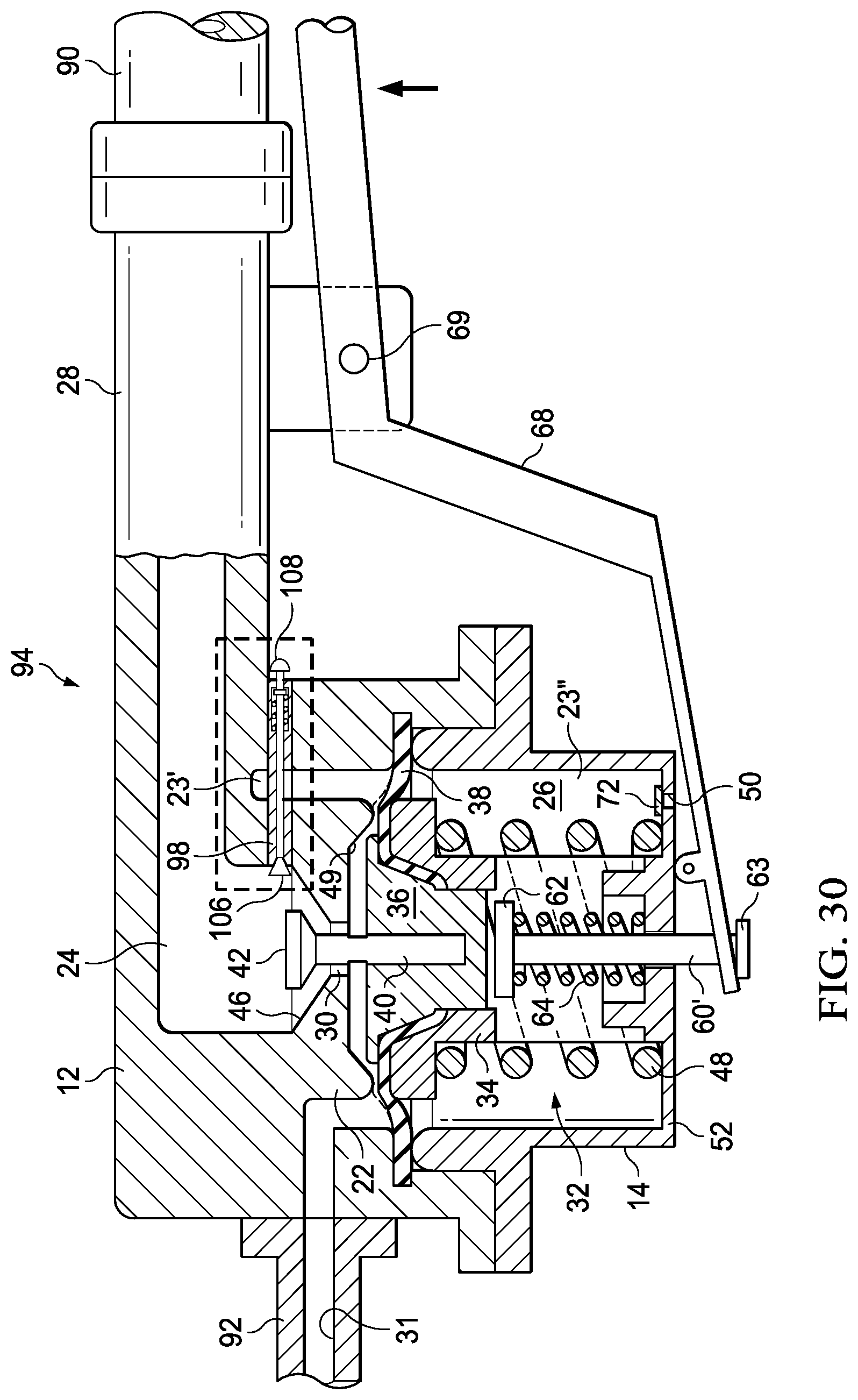 Patent US12351446 Figure 20 – Magnetically controlled valve using a blocking device and a movement device