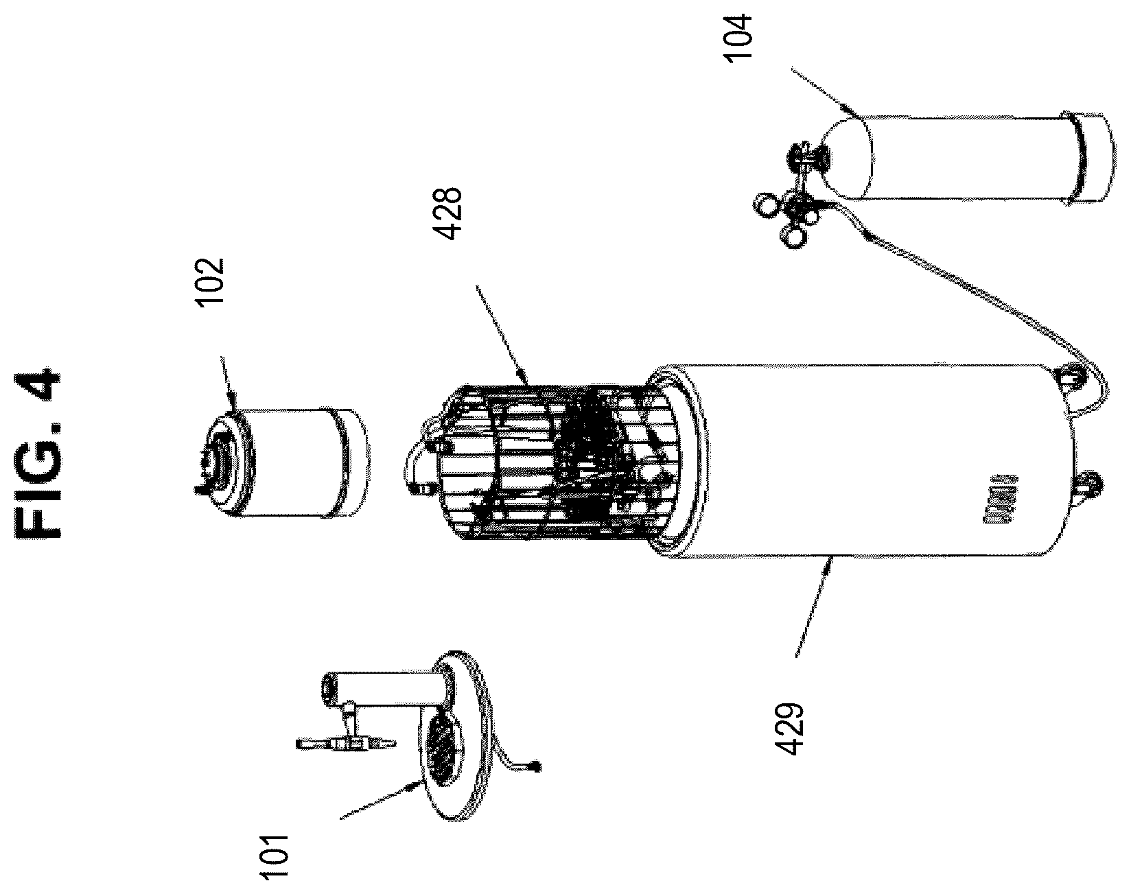 Patent US12351447 Figure 4 – Selectable gas infused beverage dispensing system