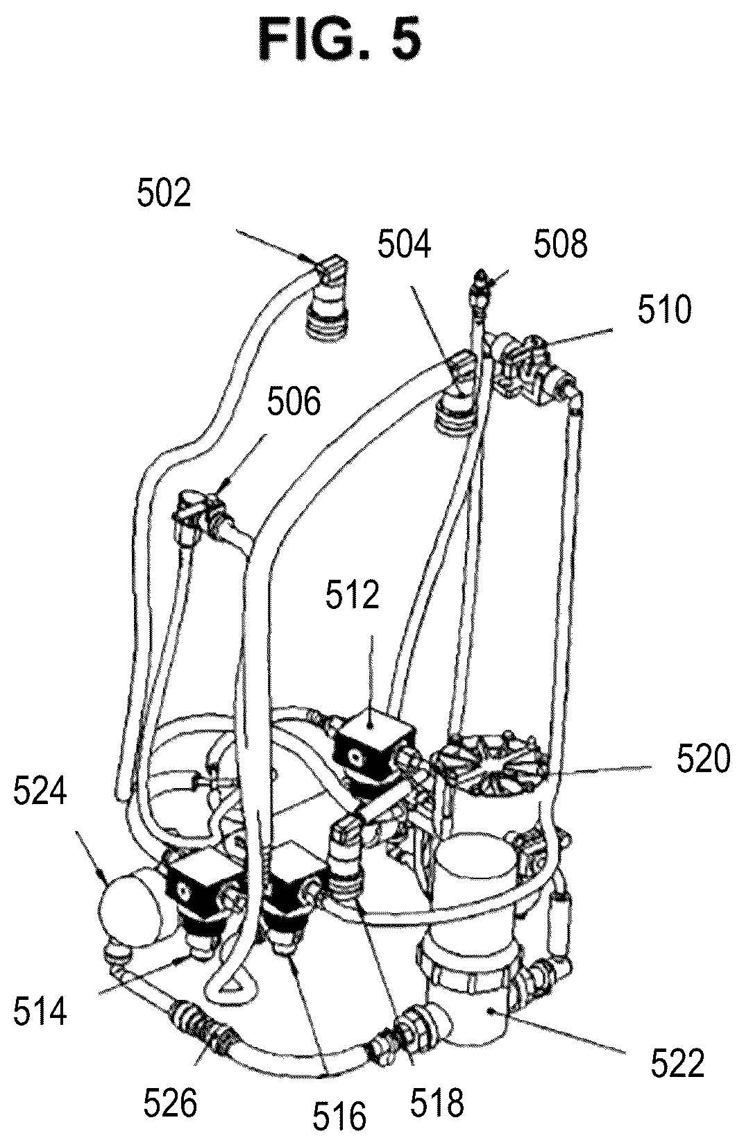 Patent US12351447 Figure 5 – Selectable gas infused beverage dispensing system
