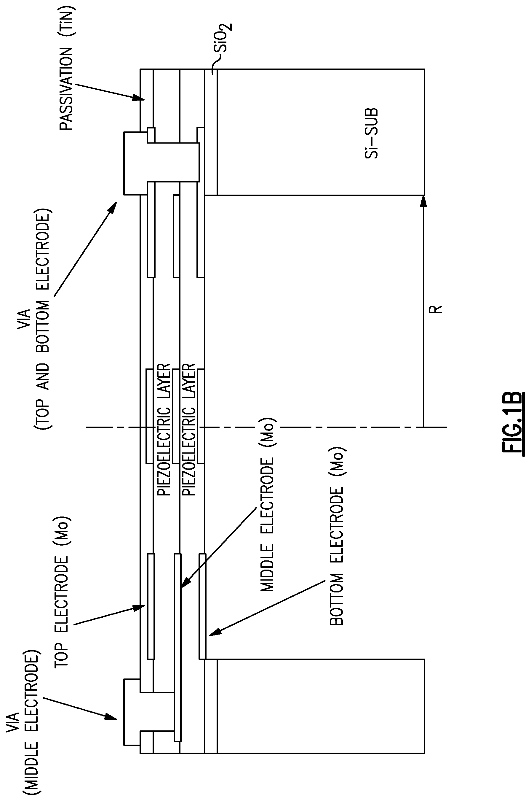 Patent US12351450 Figure 2 – Dual membrane piezoelectric microelectromechanical system microphone