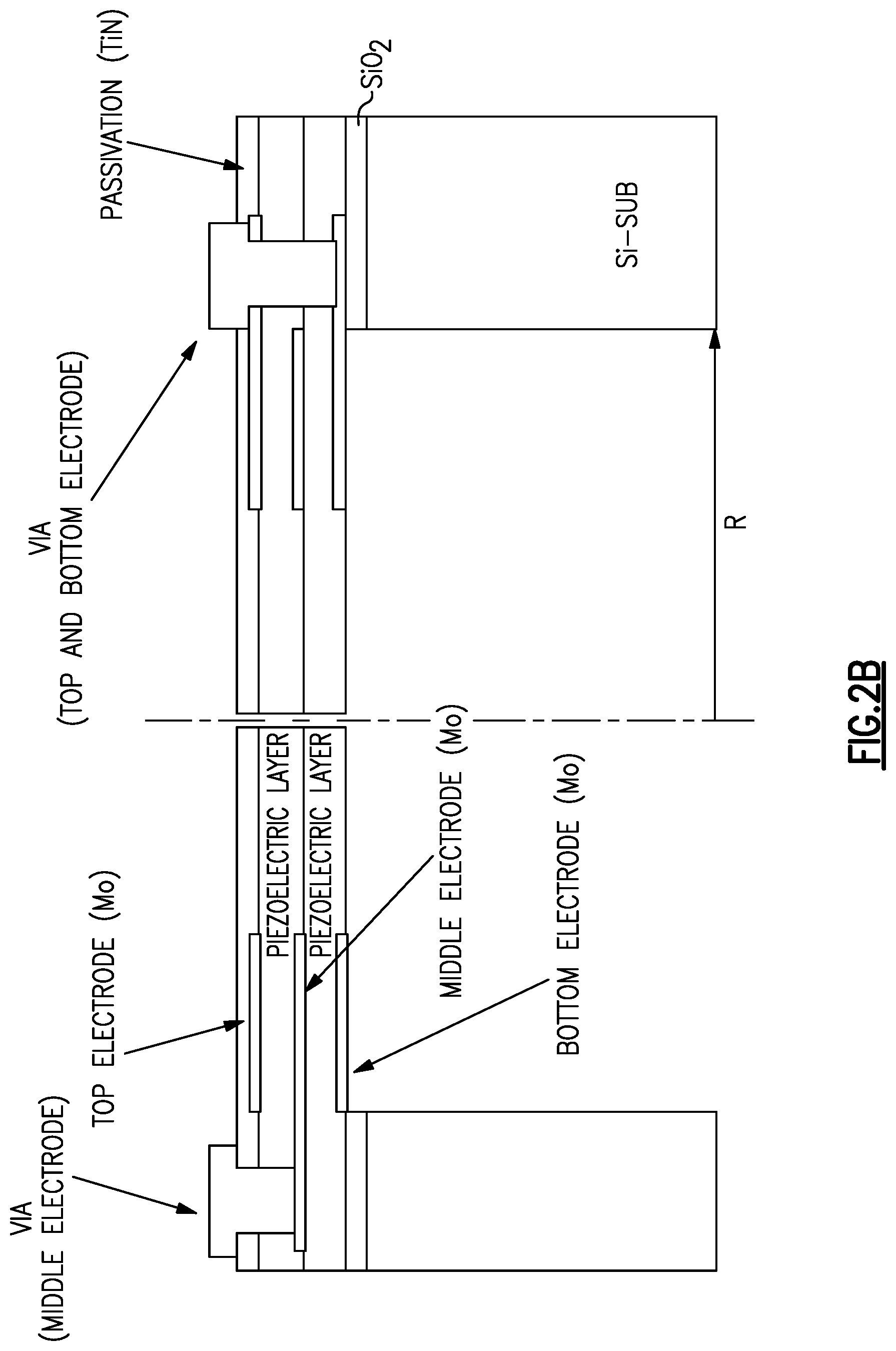 Patent US12351450 Figure 4 – Dual membrane piezoelectric microelectromechanical system microphone