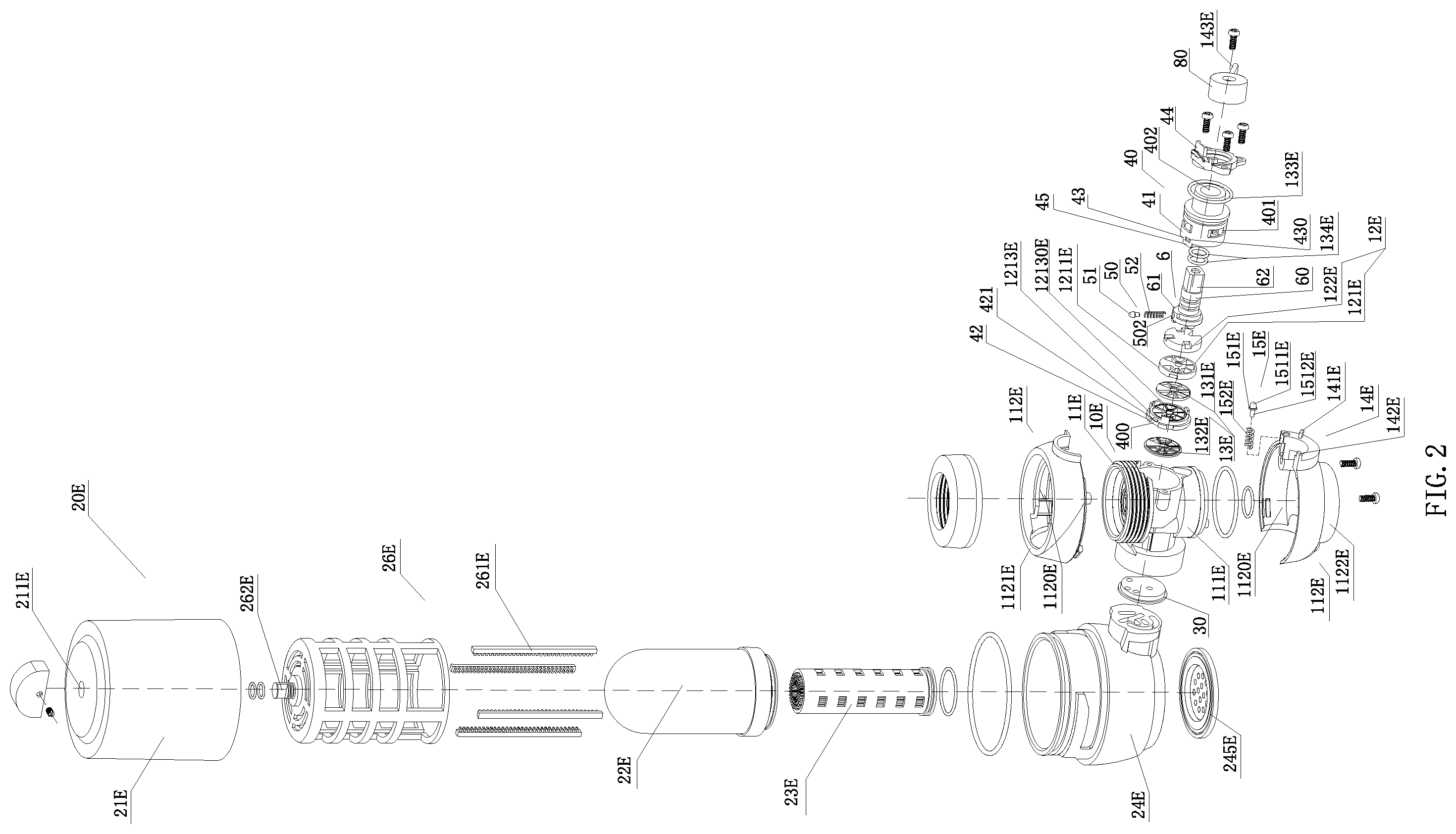 Patent US12351479 Figure 2 – Faucet water purifier and filtering device for use in faucet water purifier