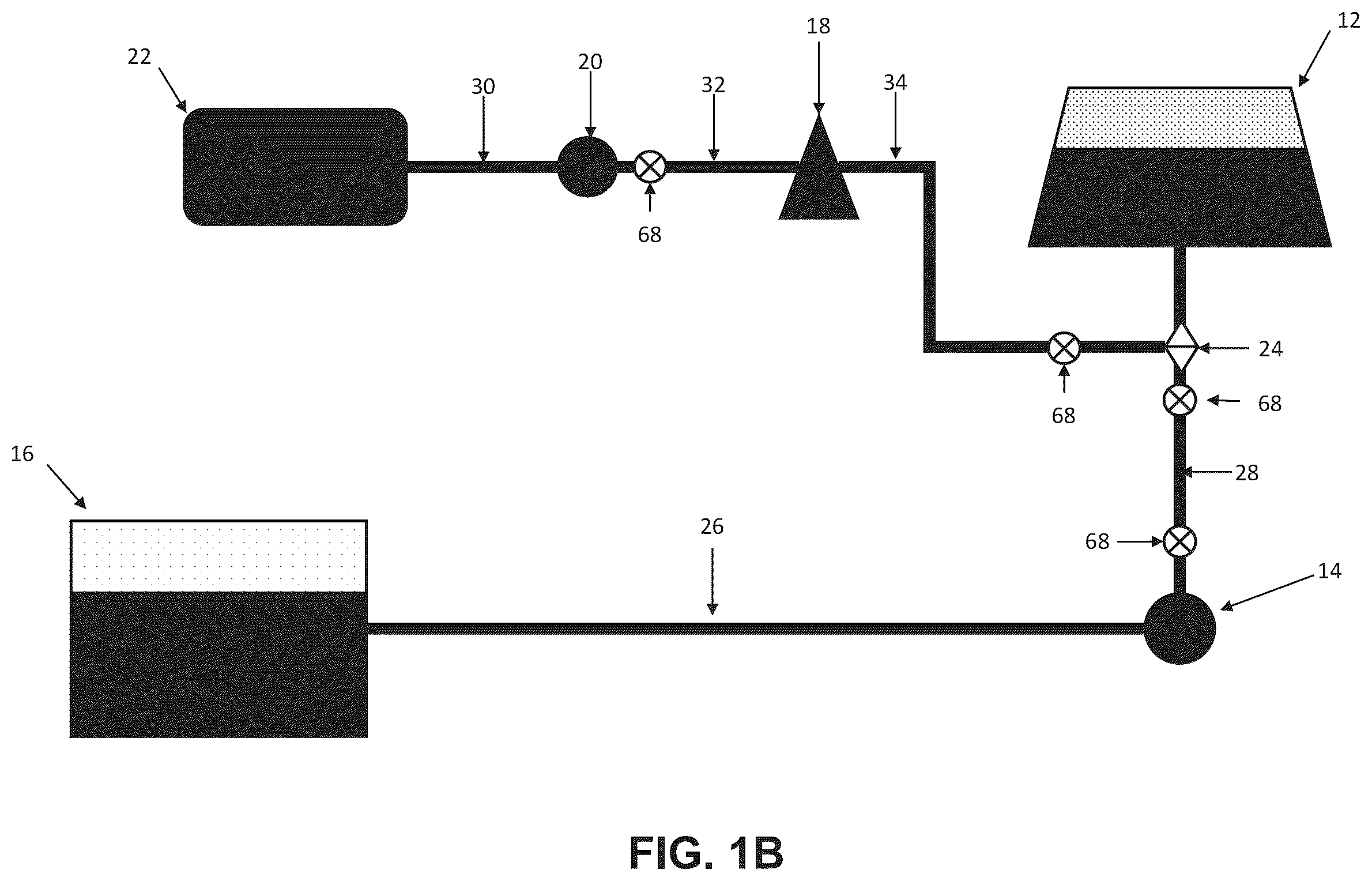 Patent US12351481 Figure 2 – Systems and processes for injecting gas-infused additives