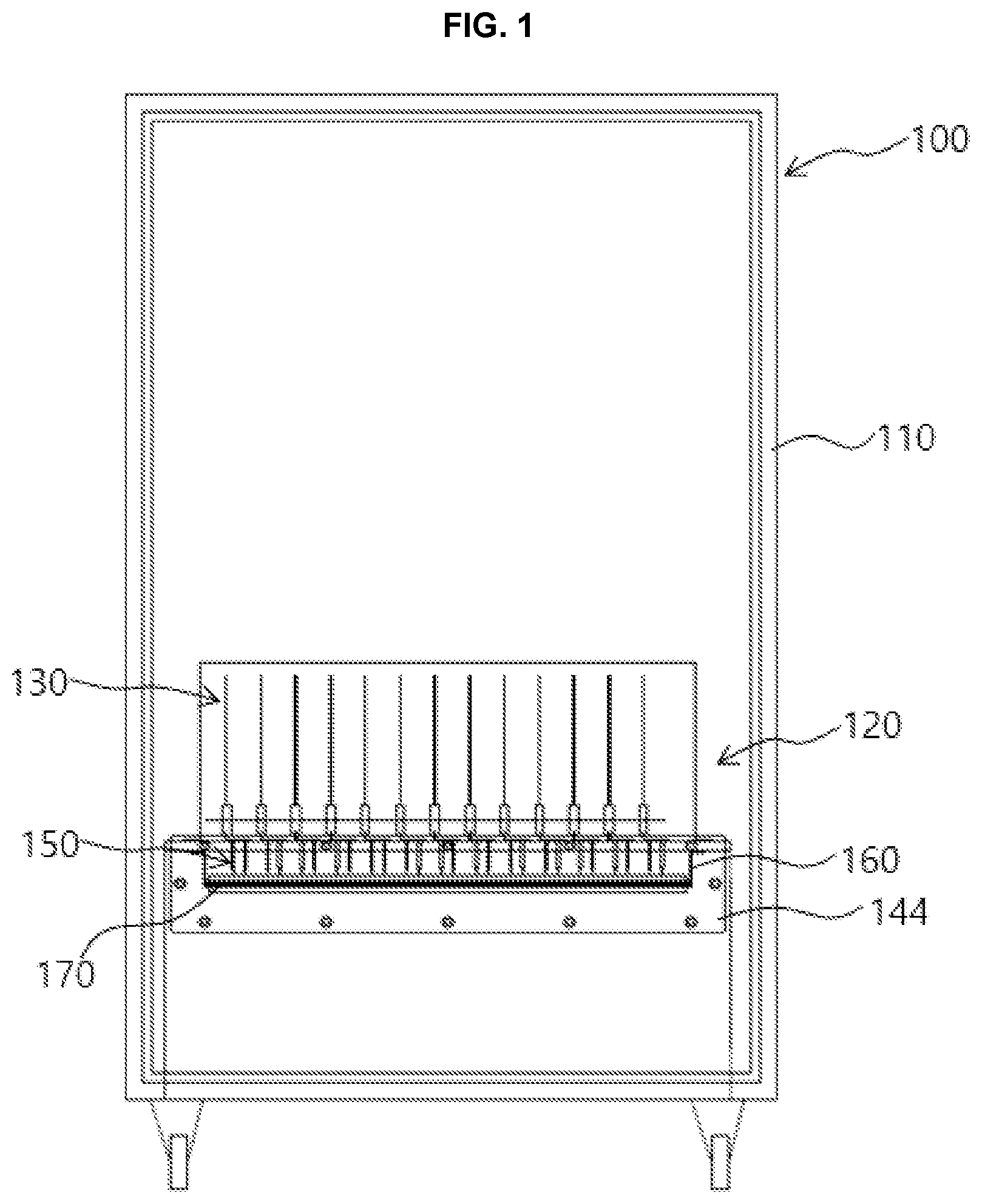 Patent US12351490 Figure 1 – High-concentration wastewater treatment device for treating pollutants with strong oxidizing power using plasma