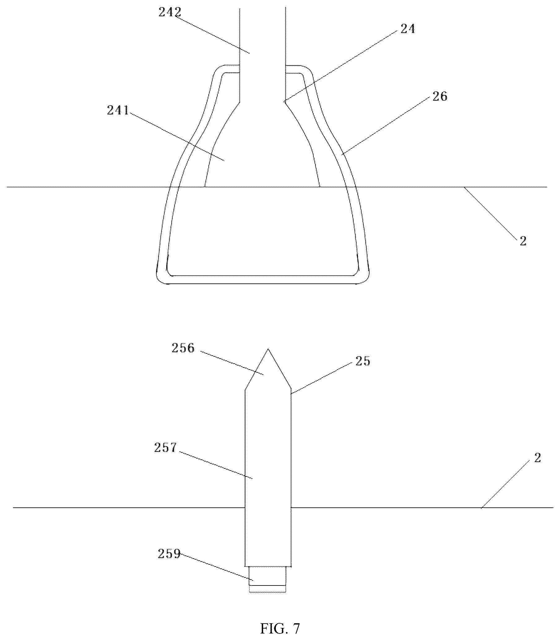 Patent US12351495 Figure 7 – Wastewater treatment system, construction method for wastewater treatment system, and wastewater treatment cylinder