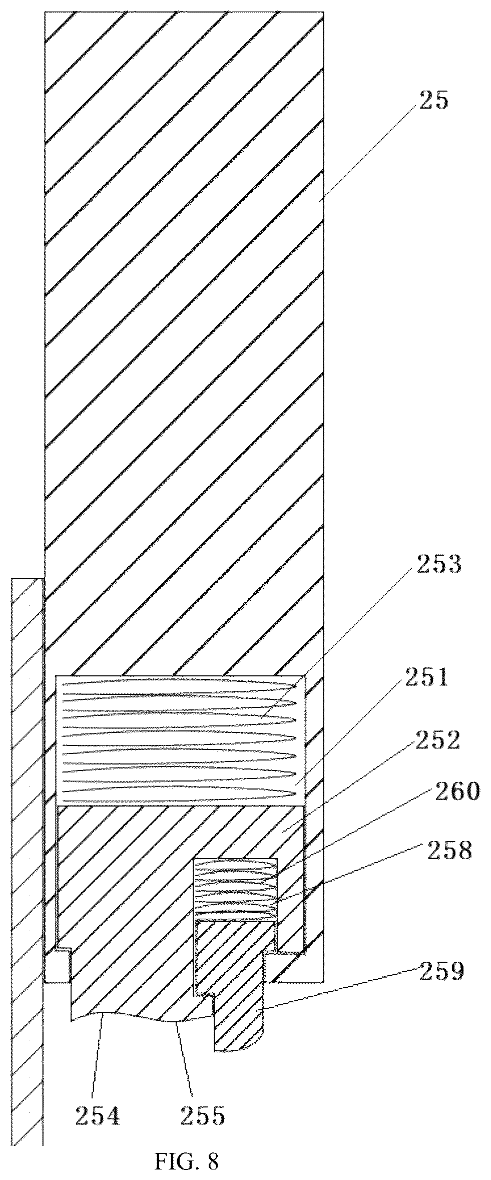 Patent US12351495 Figure 8 – Wastewater treatment system, construction method for wastewater treatment system, and wastewater treatment cylinder